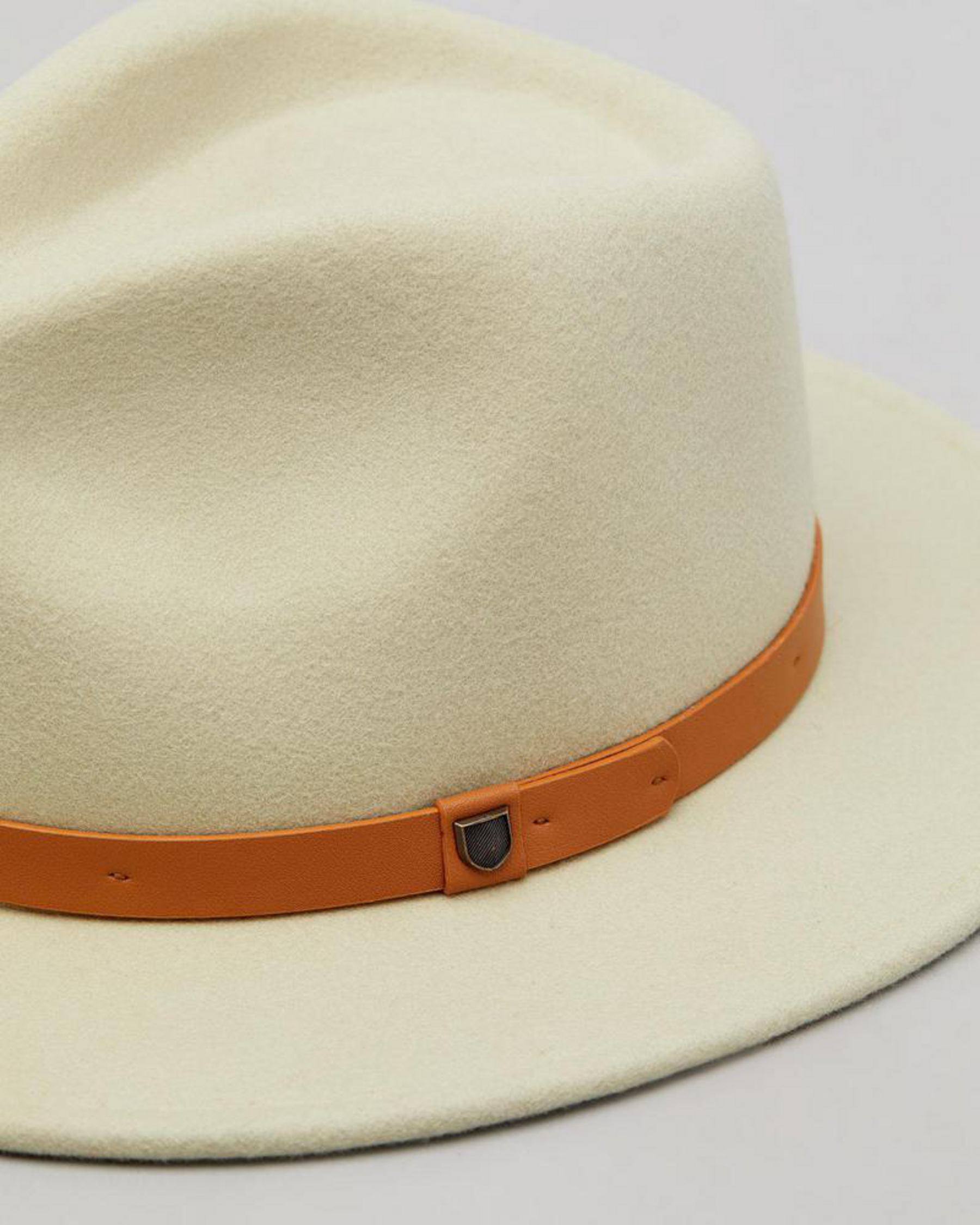 BRIXTON Women’s Messer Fedora Hat – Wool Felt Medium Brim, Adjustable Strap, Vintage Style