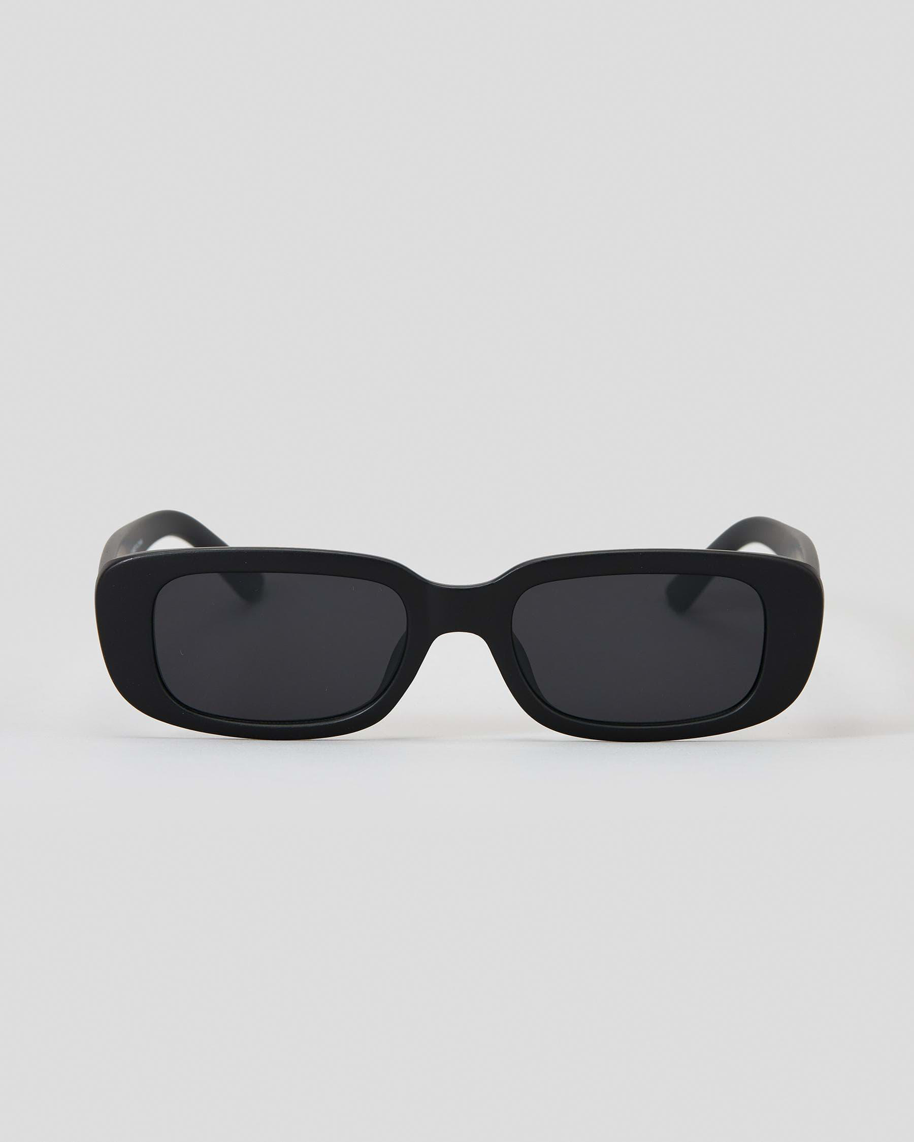 Shop Happy Hour Oxford Sunglasses In Matte Black / Black Fast