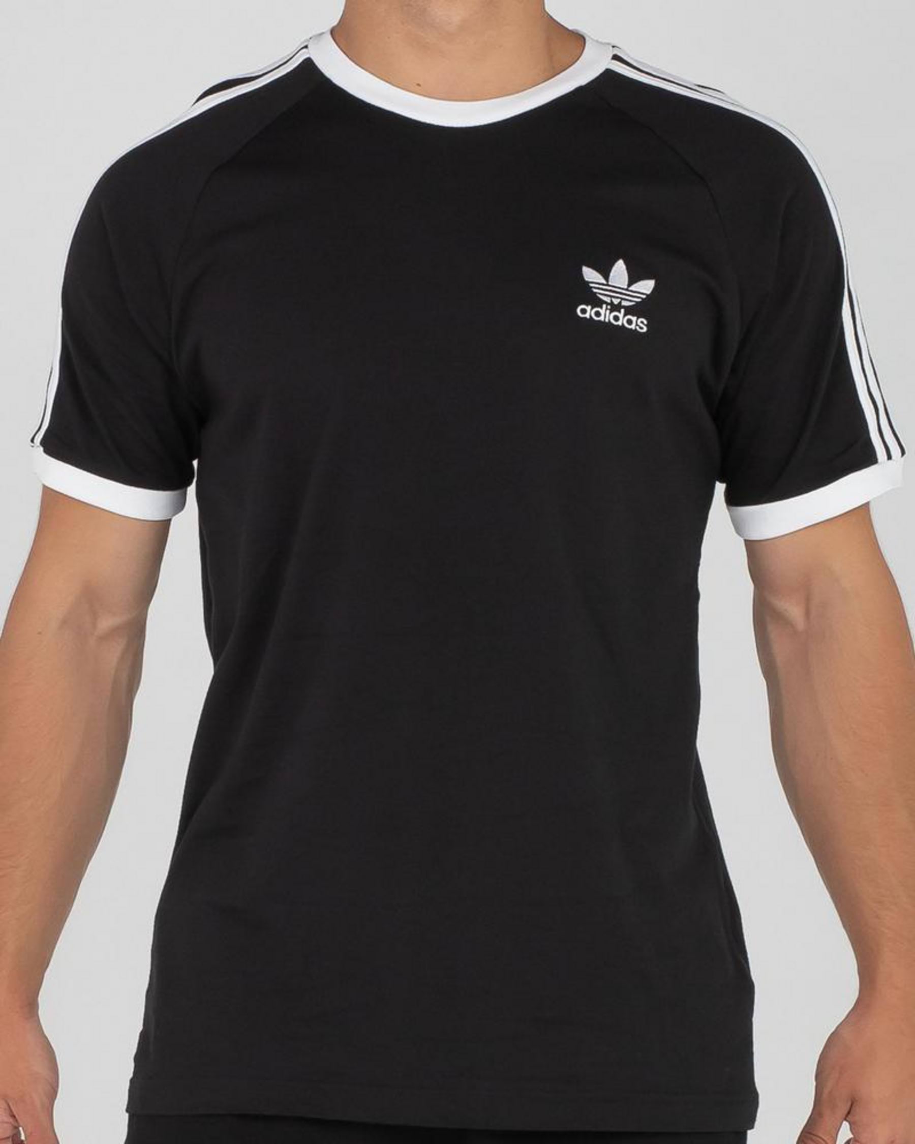 Adidas 3-Stripes T-Shirt In Black - Fast Shipping & Easy Returns - City ...