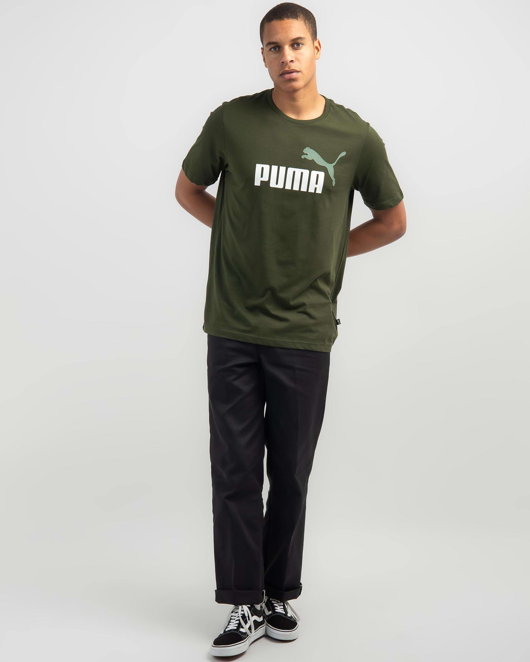 Logo FREE* ESS+2 Returns Easy States & Col United In - - Puma Myrtle City Shipping T-Shirt Beach
