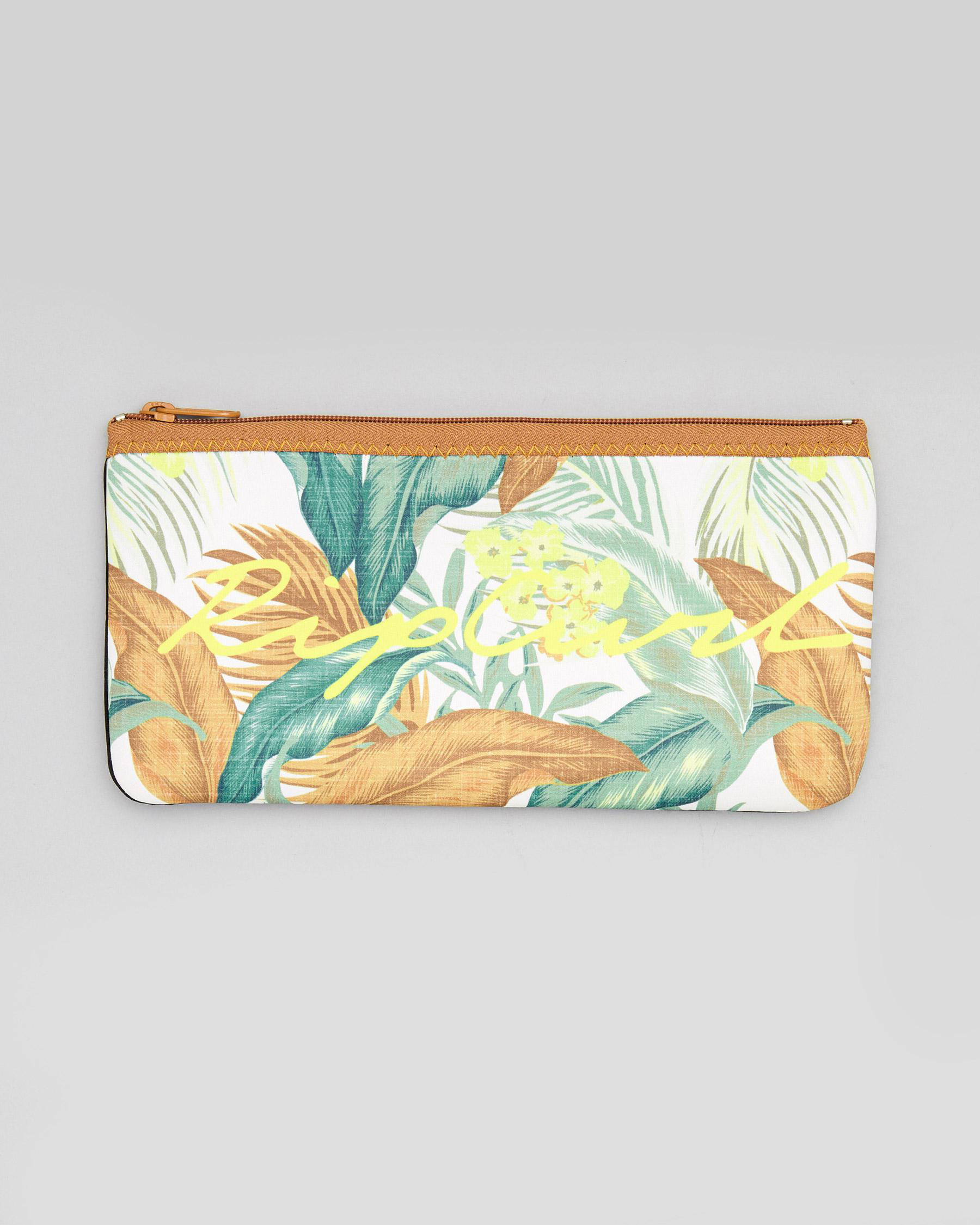 Shop Rip Curl Small Pencil Case In White Fast Shipping & Easy Returns