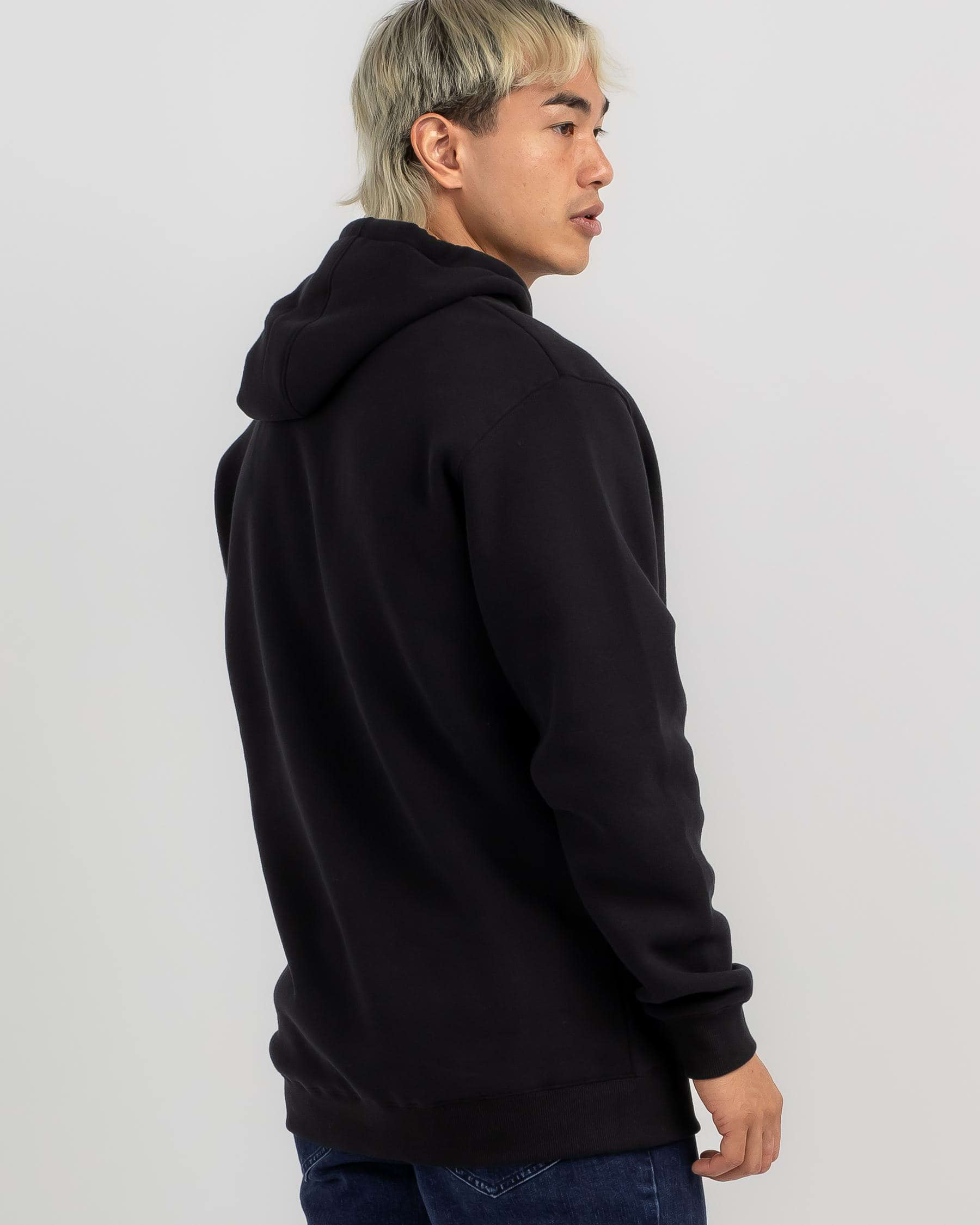 Shop Rip Curl Stapler Hoodie In Black - Fast Shipping & Easy Returns ...