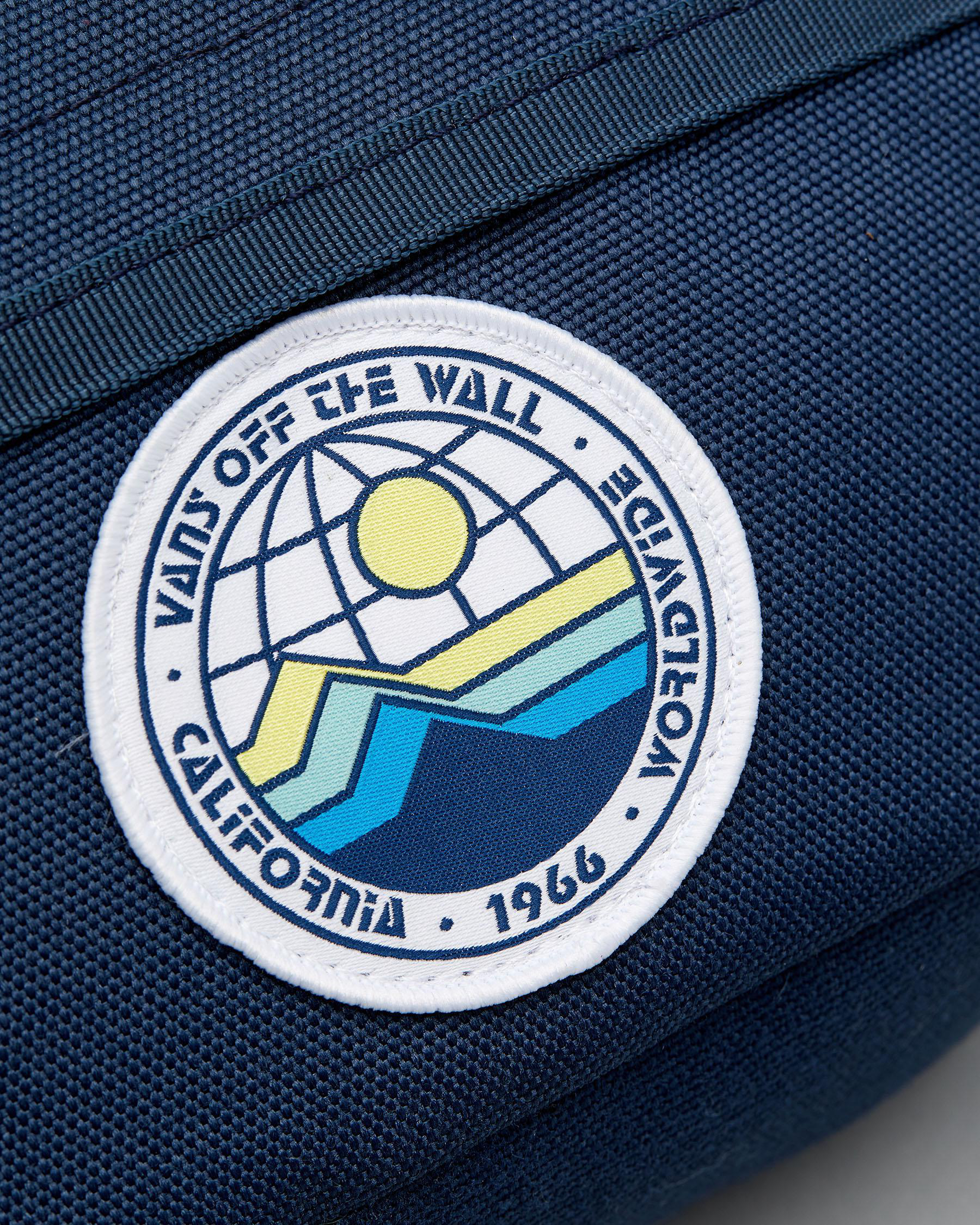 Shop Vans Survey Cross Body Bag In Dress Blue Sport Fast Shipping