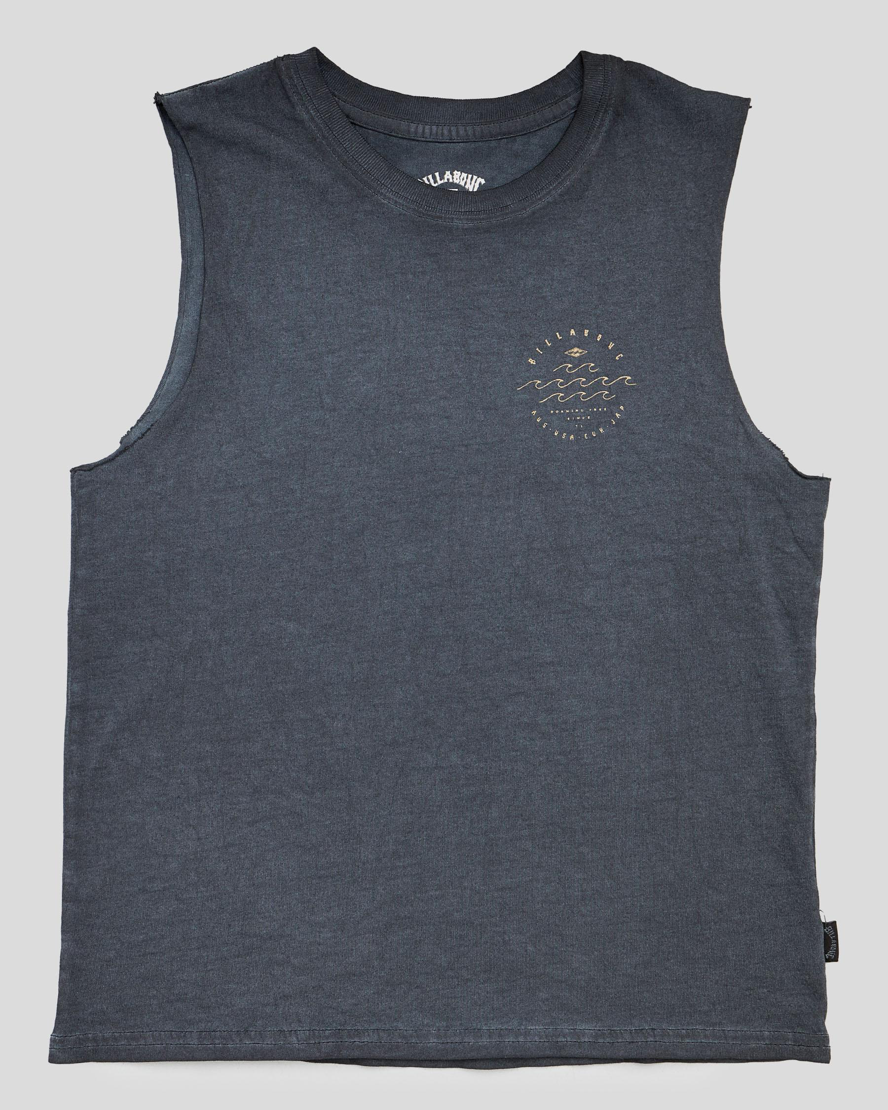 Shop Quiksilver Groms' Big Wave Dave Muscle Tank In Black Fast