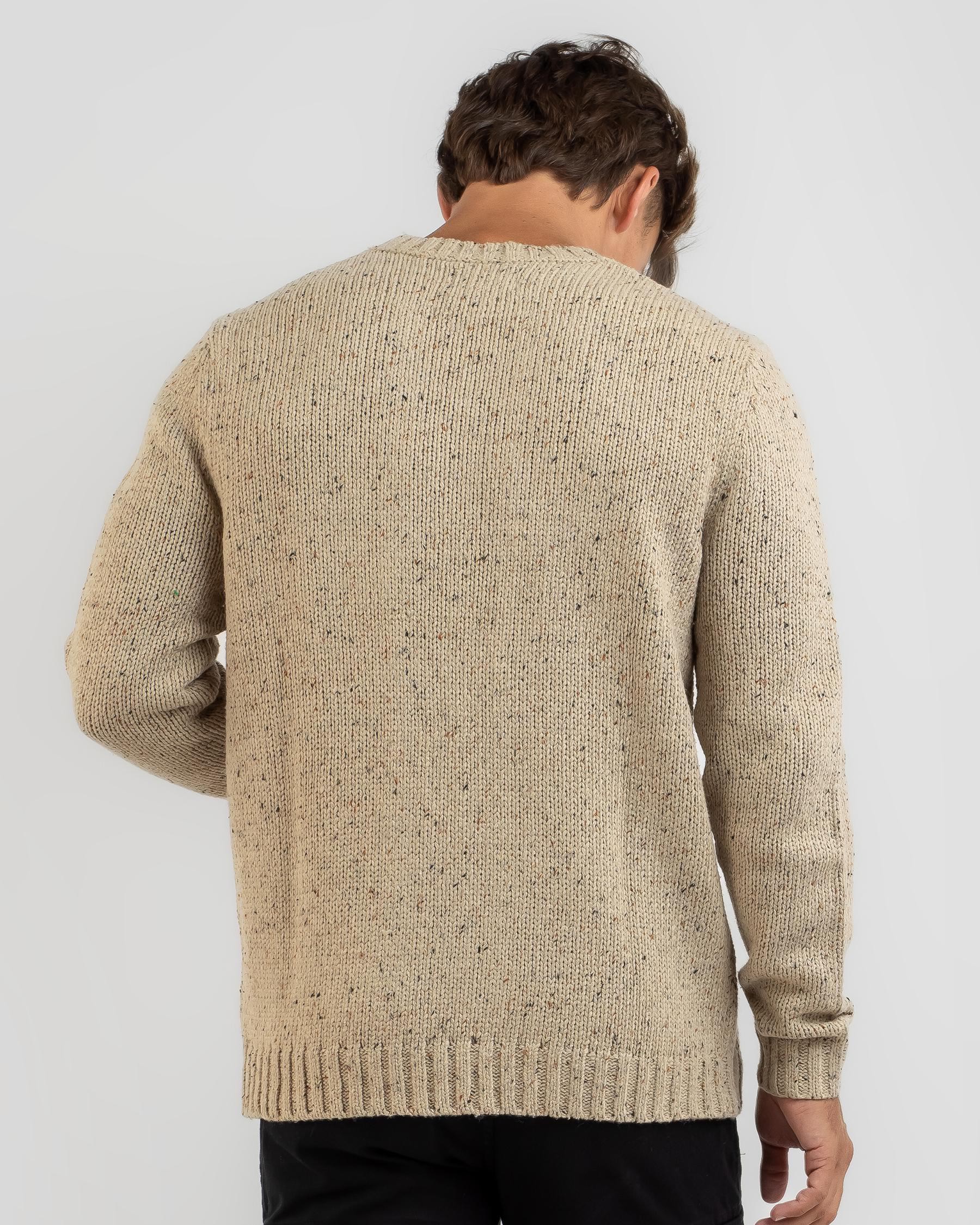 Rusty Magnuson Crew Neck Knit In Sable - Fast Shipping & Easy Returns ...