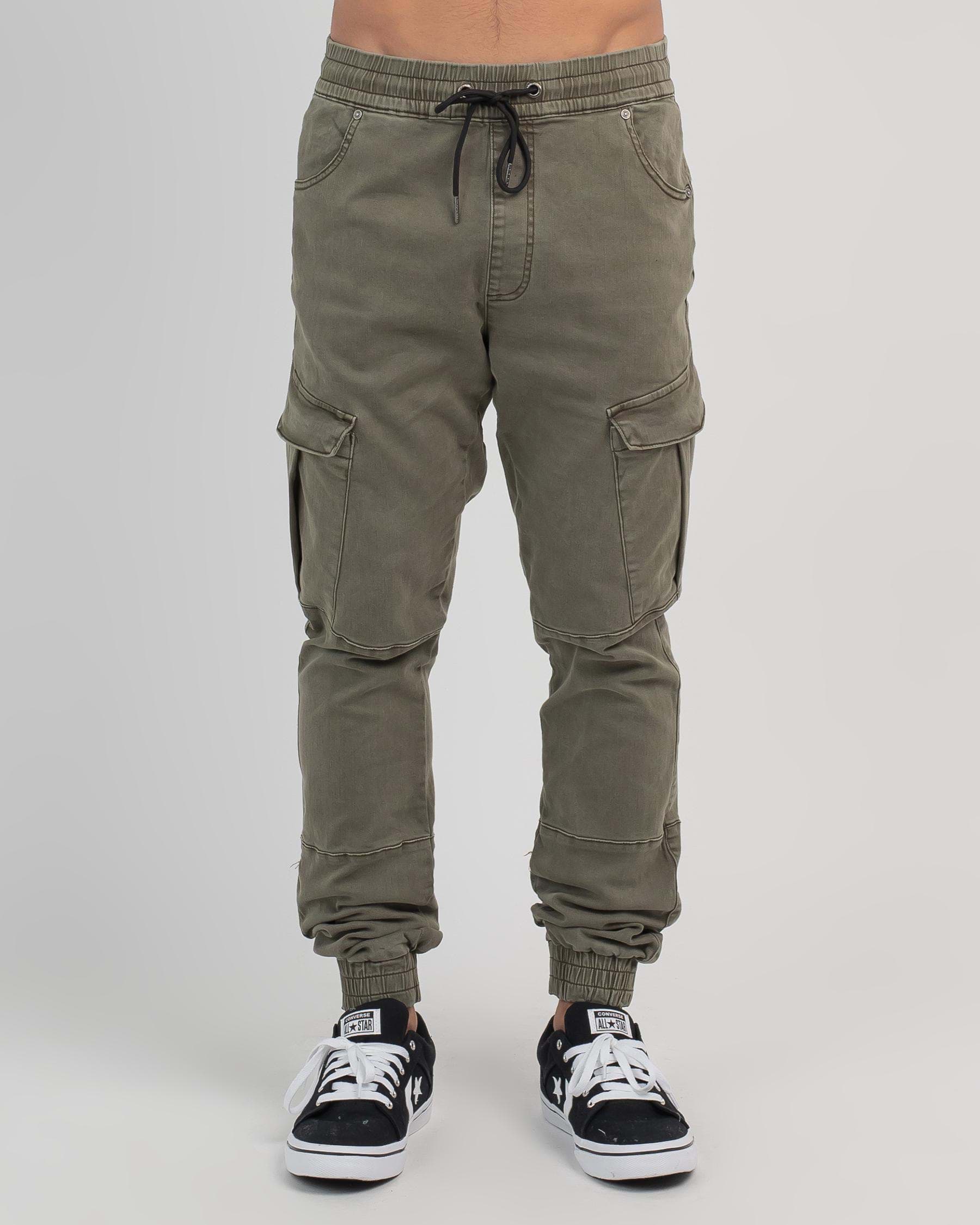 Shop St. Goliath Oxide Cargo Pants In Khaki - Fast Shipping & Easy ...