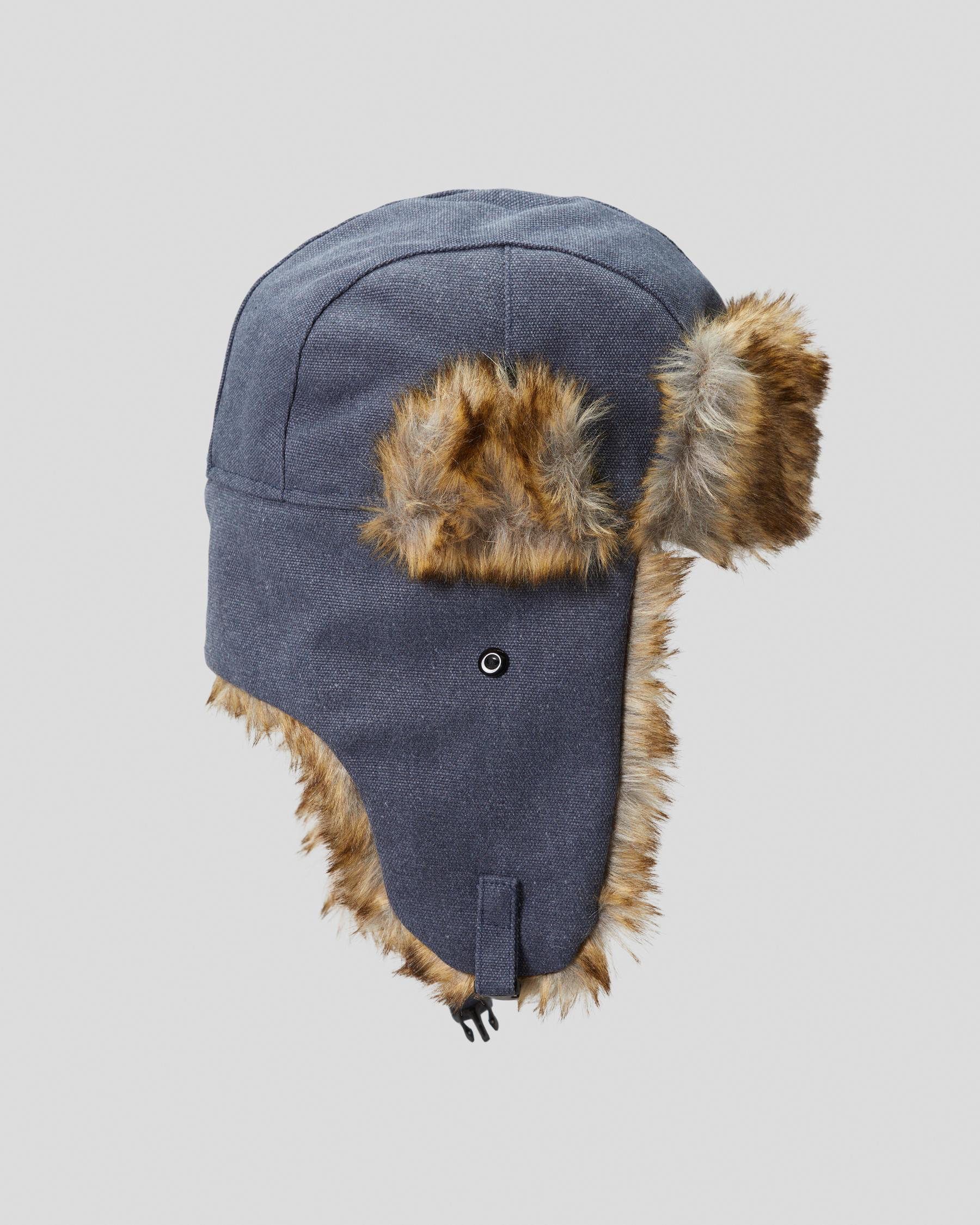 Miscellaneous Wintertide Trapper Hat In Washed Blue FREE* Shipping