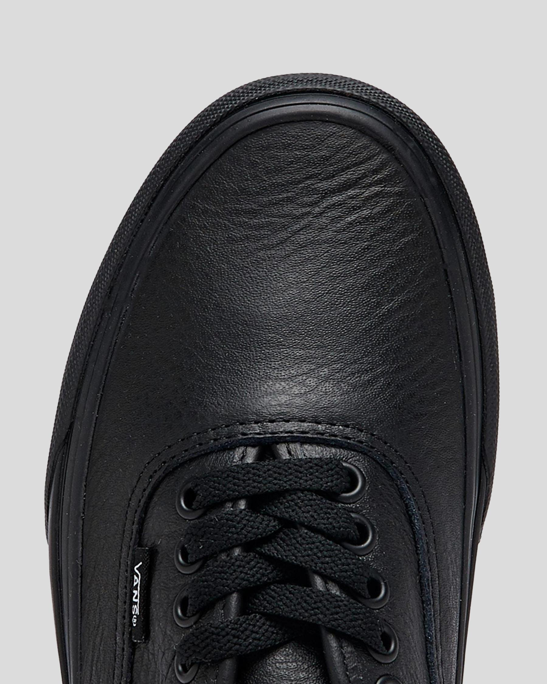 Vans Womens Authentic Shoes In Black/black - Fast Shipping & Easy ...