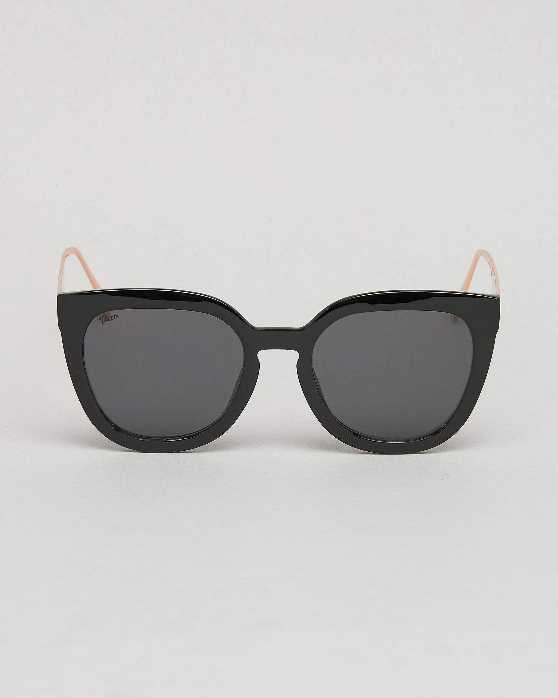 Reality Eyewear Paris Sunglasses In Black Fast Shipping & Easy Returns City Beach Australia