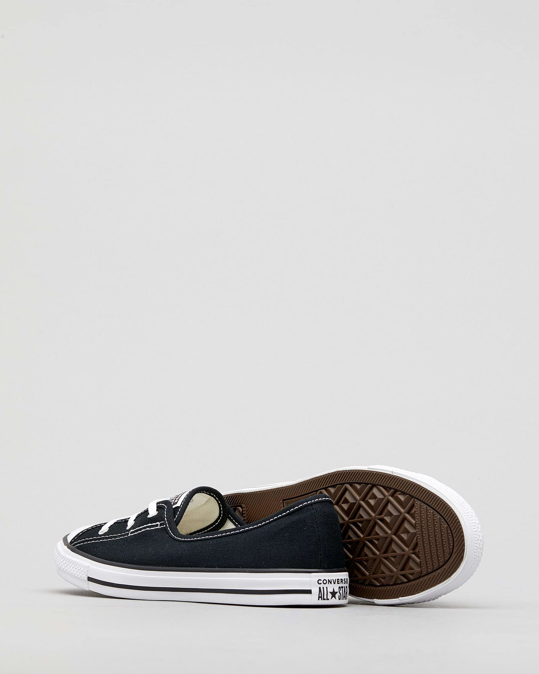 Womens Chuck Taylor Lace Low In Black/white/black - Fast Shipping & Easy Returns City Beach United States