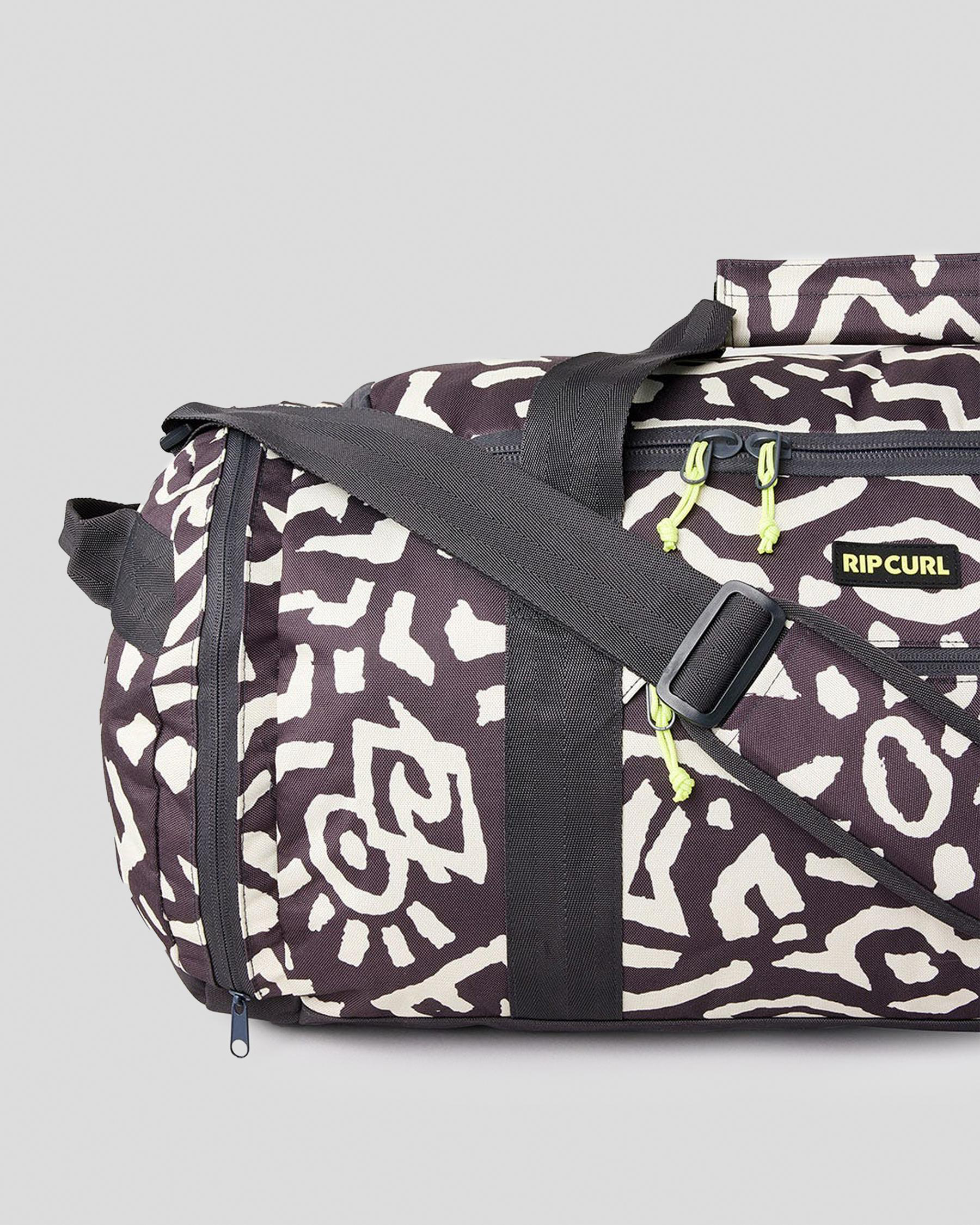 Rip Curl Large Packable Travel Bag In Washed Black FREE* Shipping