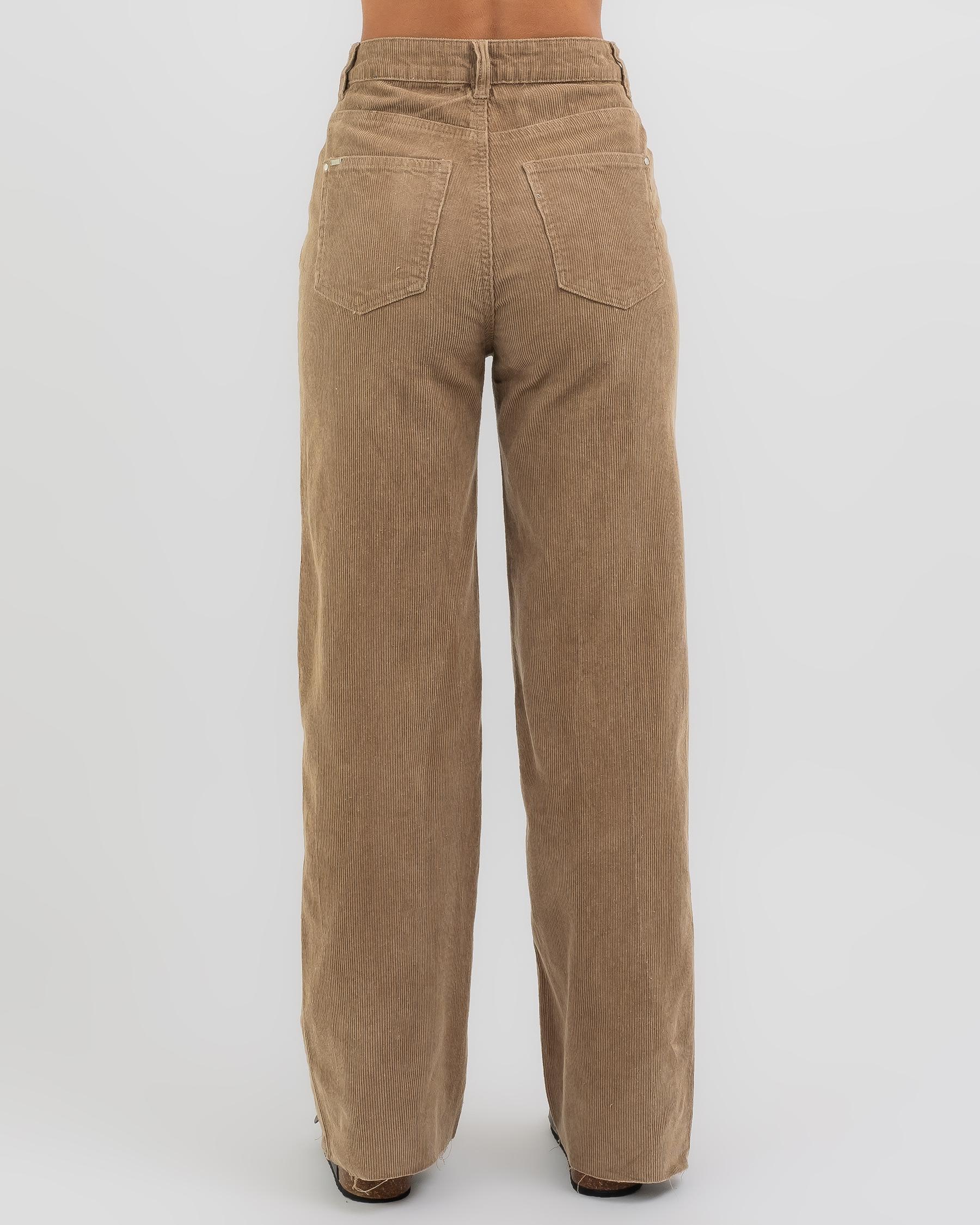 Ava And Ever Ramona Pants In Milk Chocolate - Fast Shipping & Easy ...