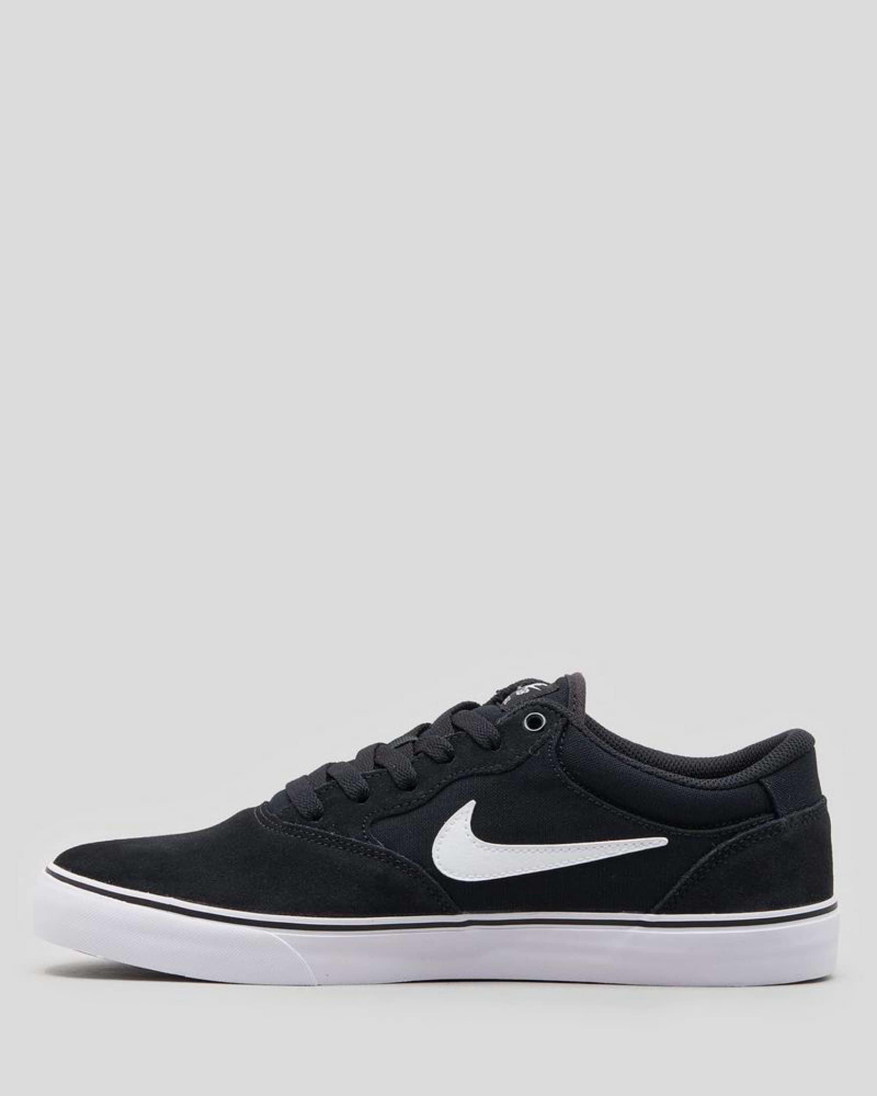 Shop Nike Chron 2 Shoes In Black/white-black - Fast Shipping & Easy ...