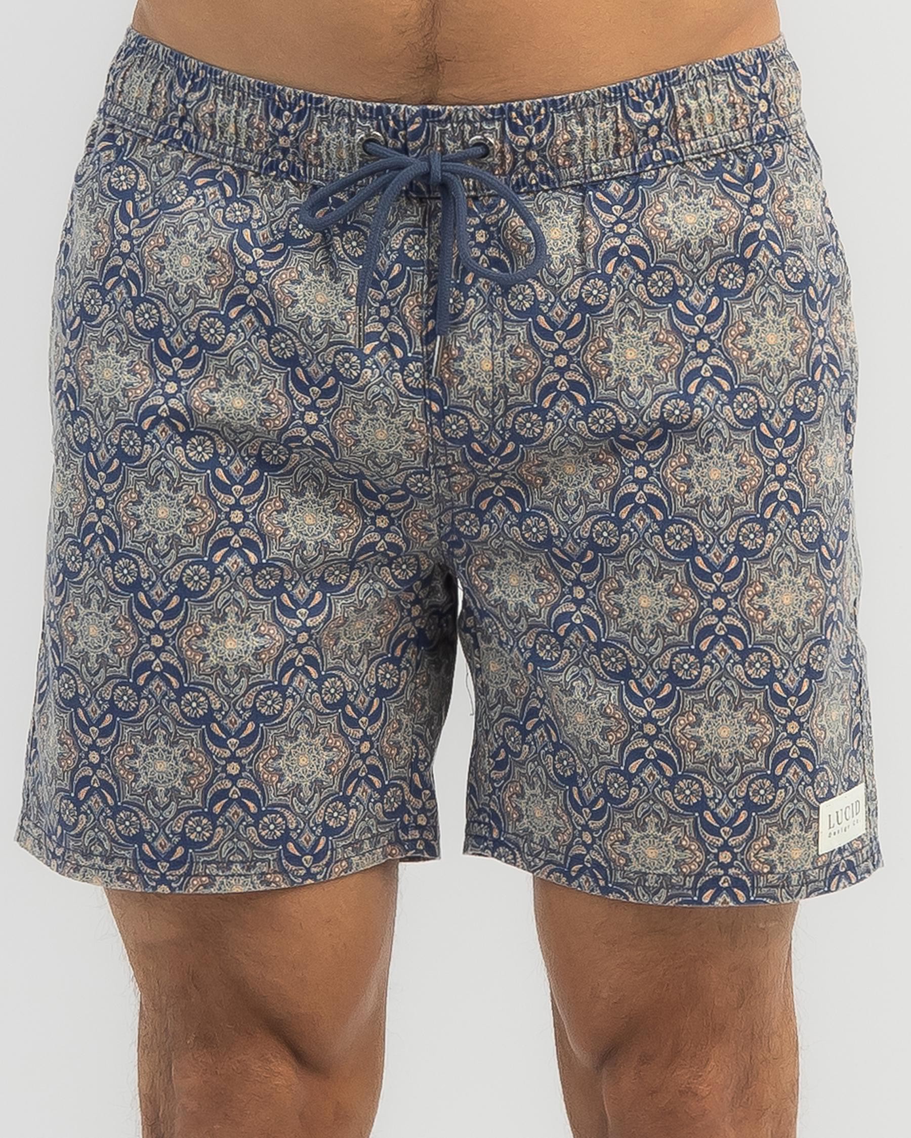 Shop Lucid Prime Mully Shorts In Navy - Fast Shipping & Easy Returns ...