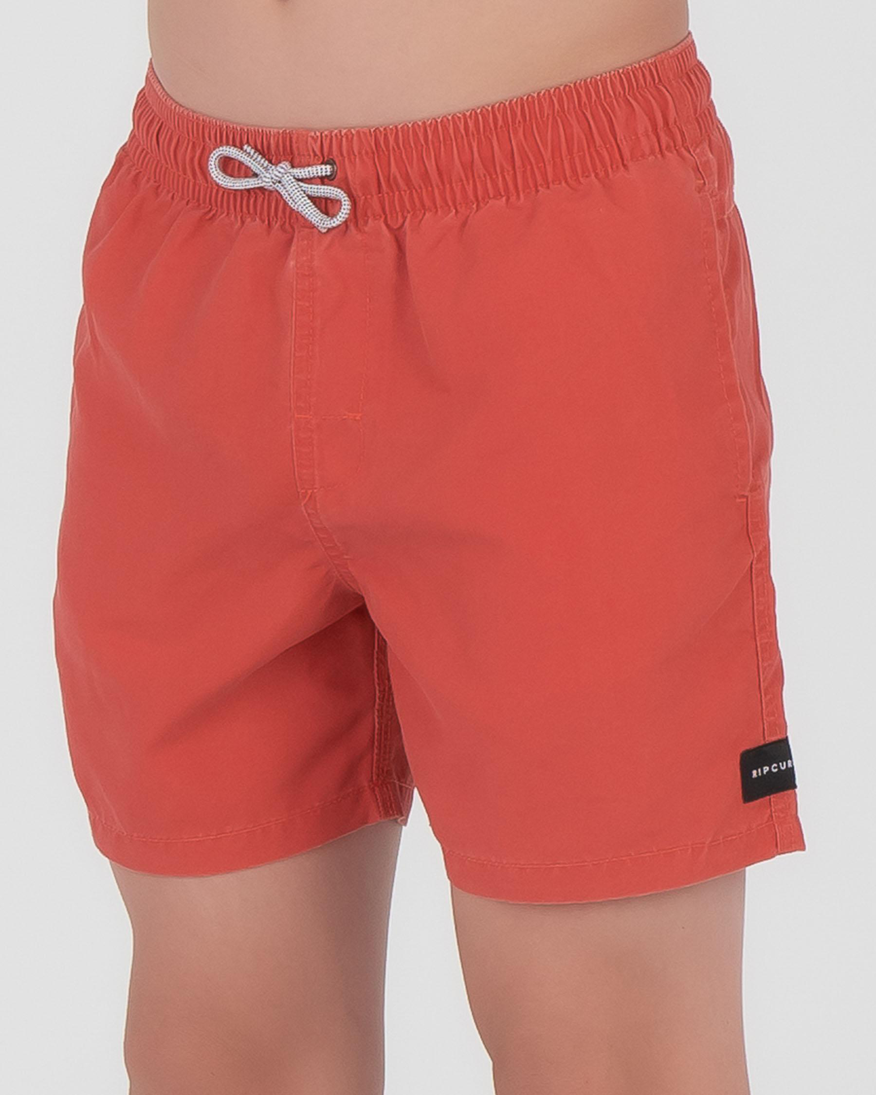 Rip Curl Boys' Bondi Volley Shorts In Red FREE* Shipping & Easy Returns City Beach United States