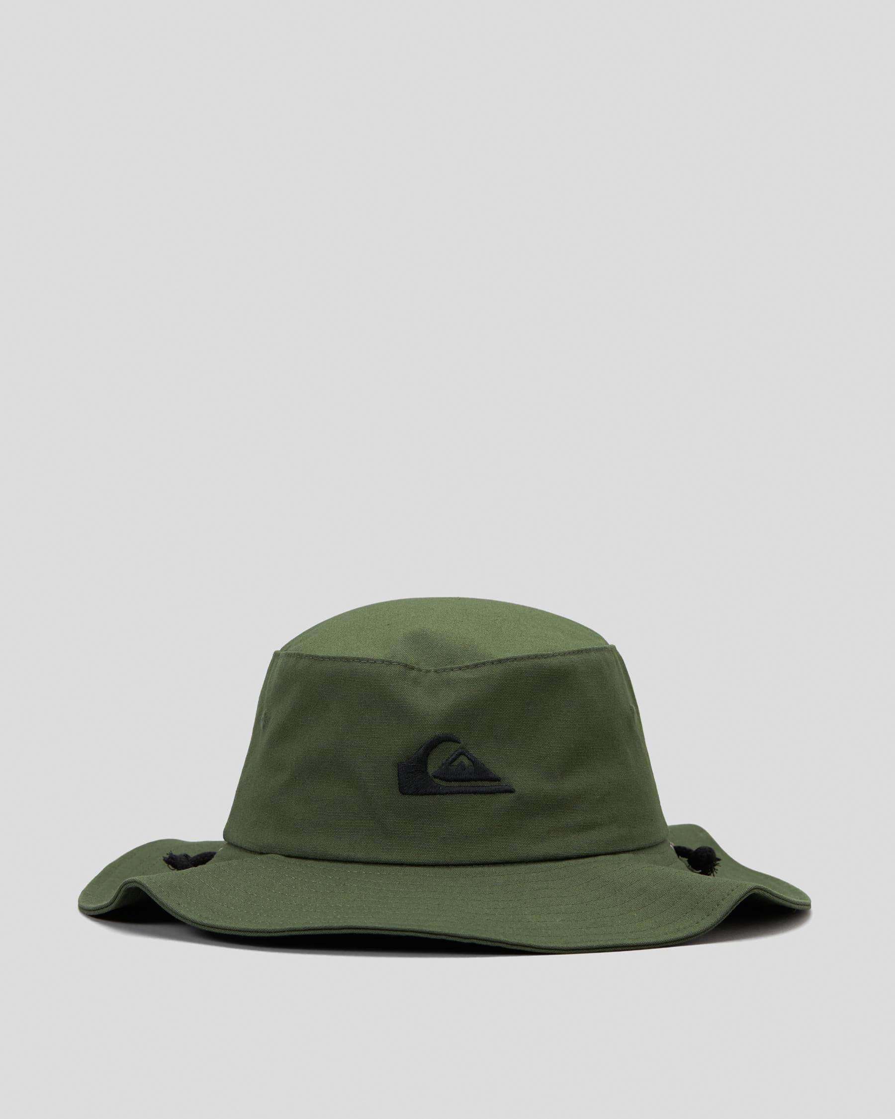 Shop Quiksilver Bushmaster Hat In Thyme - Fast Shipping & Easy Returns ...