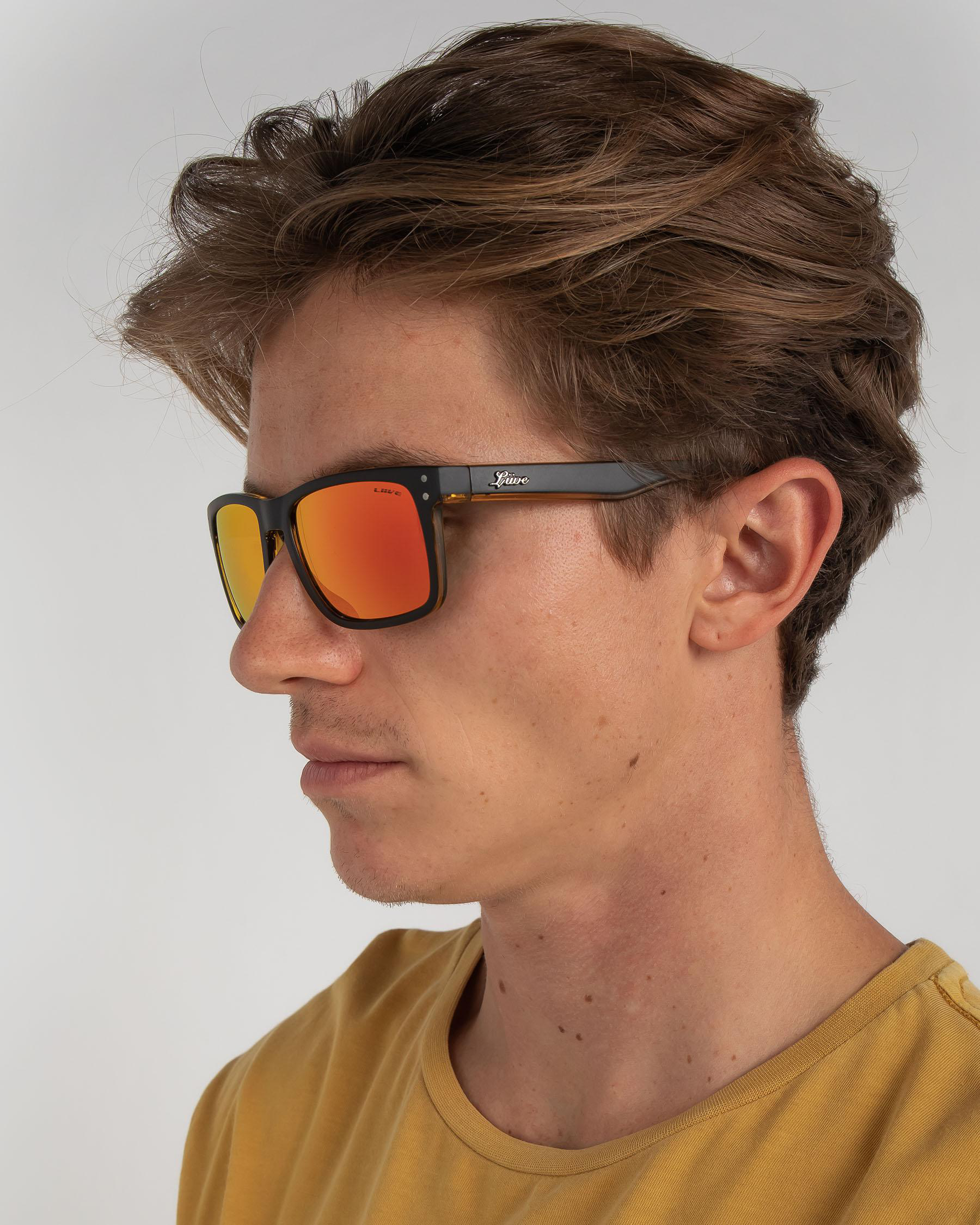 Liive Cheap Thrill Revo Sunglasses In Black/orange City Beach New Zealand