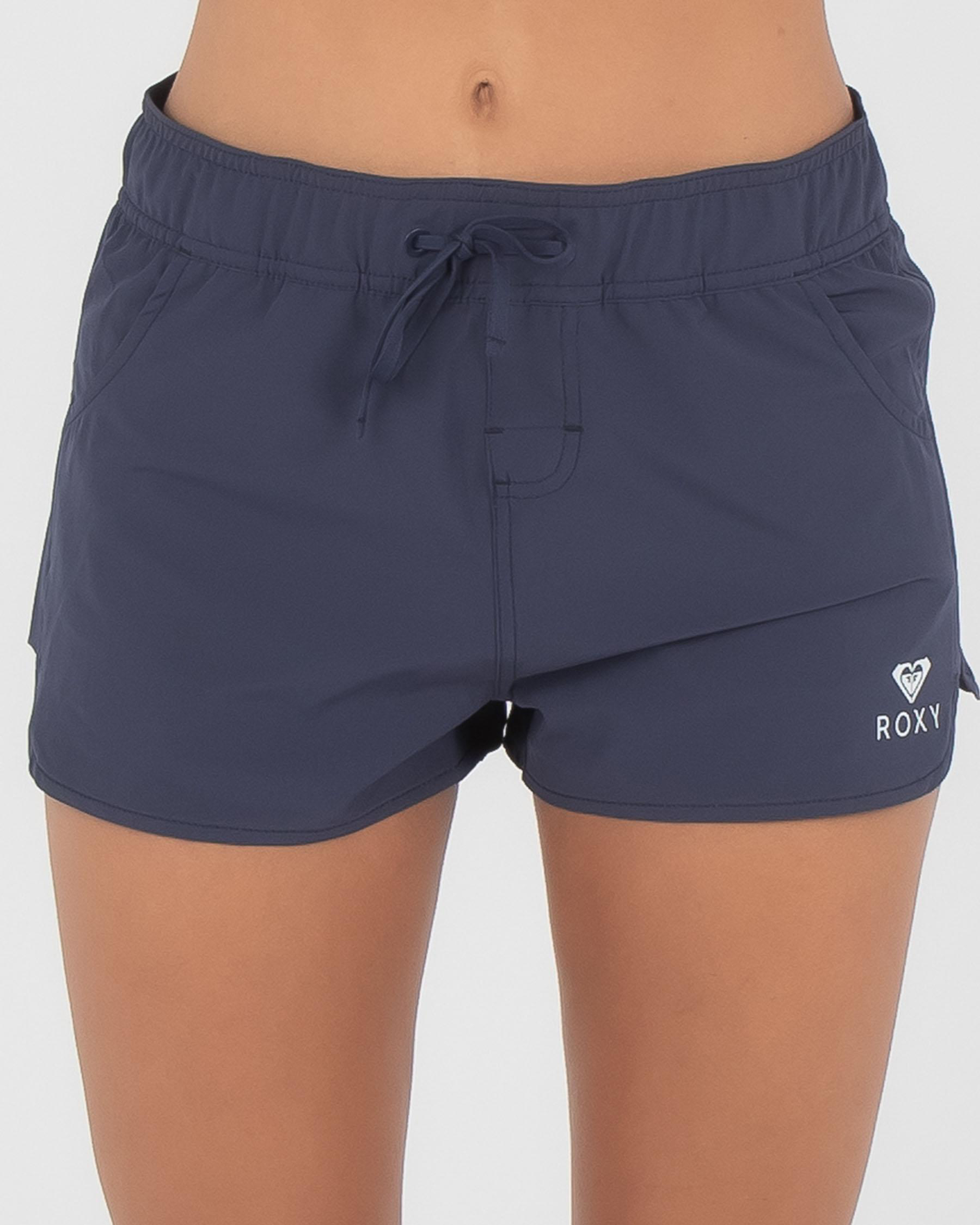 Shop Roxy Wave Board Shorts In Mood Indigo Fast Shipping & Easy