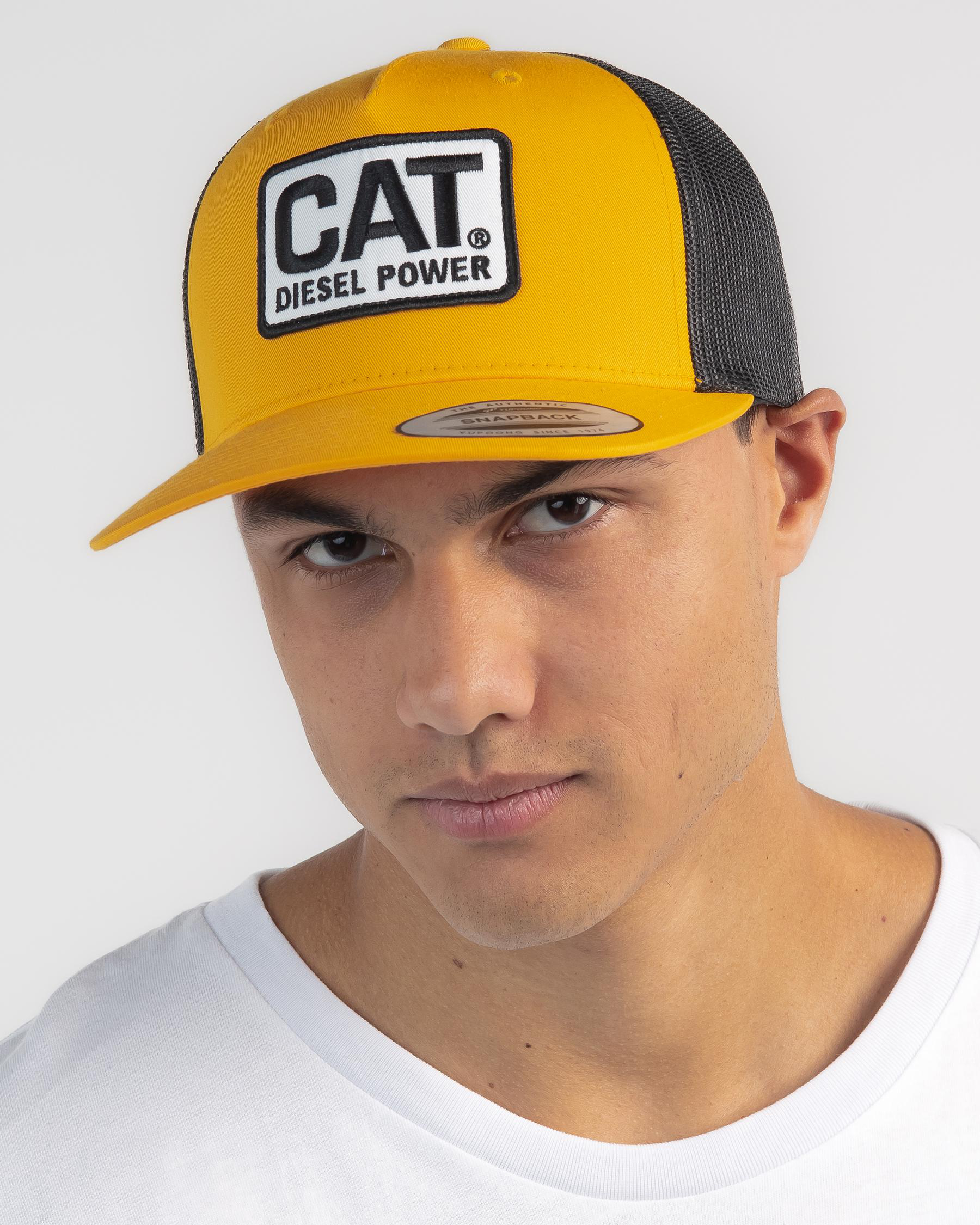 Cat Retro Diesel Power Cap In Yellow FREE* Shipping & Easy Returns