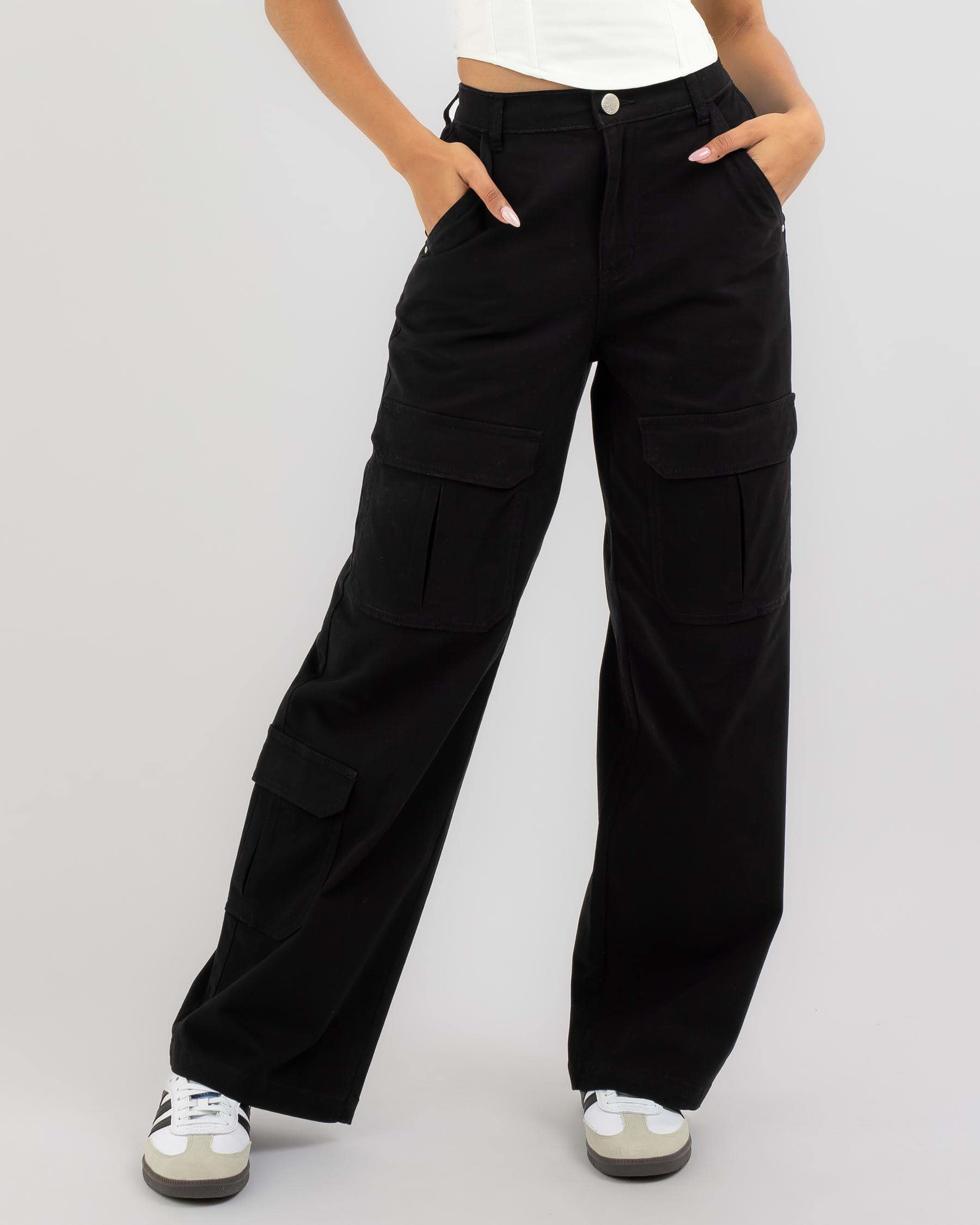 Ava And Ever Crew Pants In Black - Fast Shipping & Easy Returns - City ...