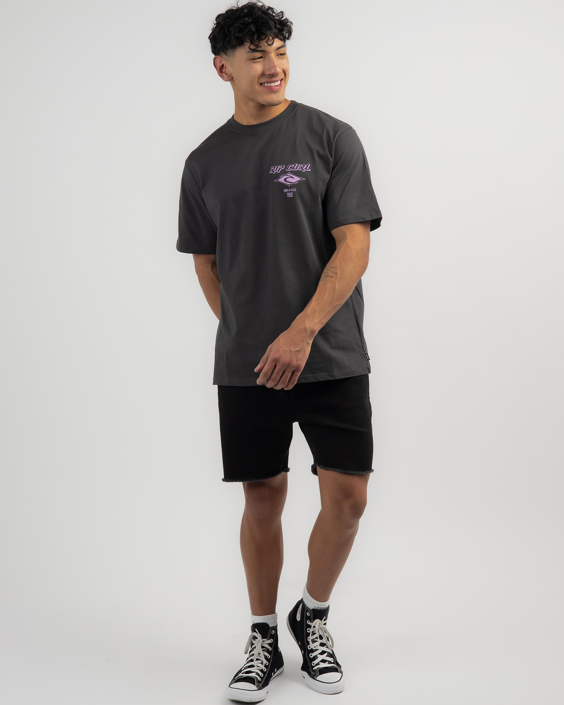 Rip Curl Fade Out Icon – Maglietta Uomo A Maniche Lunghe Con Logo Iconico