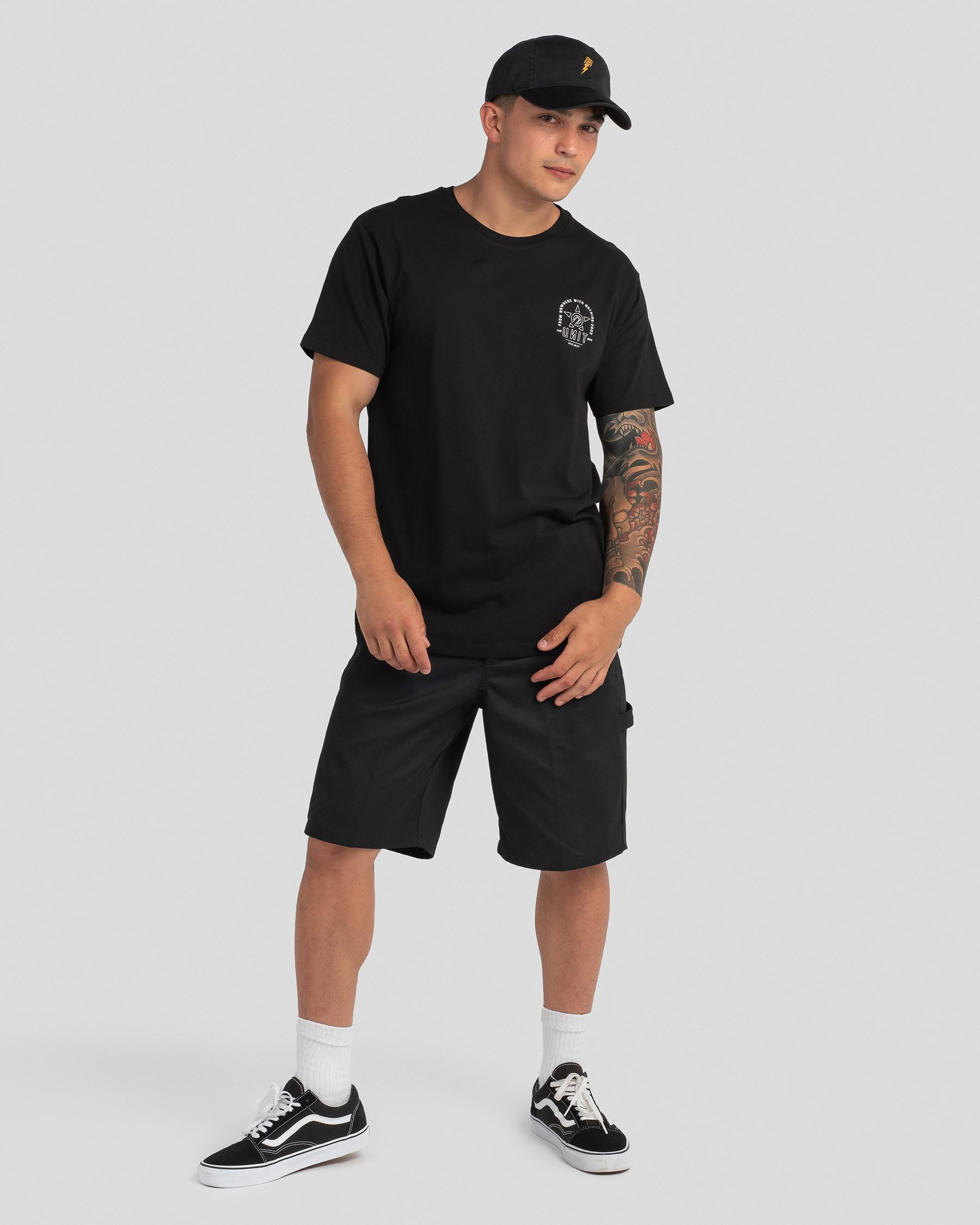 Unit Backstrap Cap Shop Unit Piston Unstructured Strapback Cap In Black - Fast Shipping ...