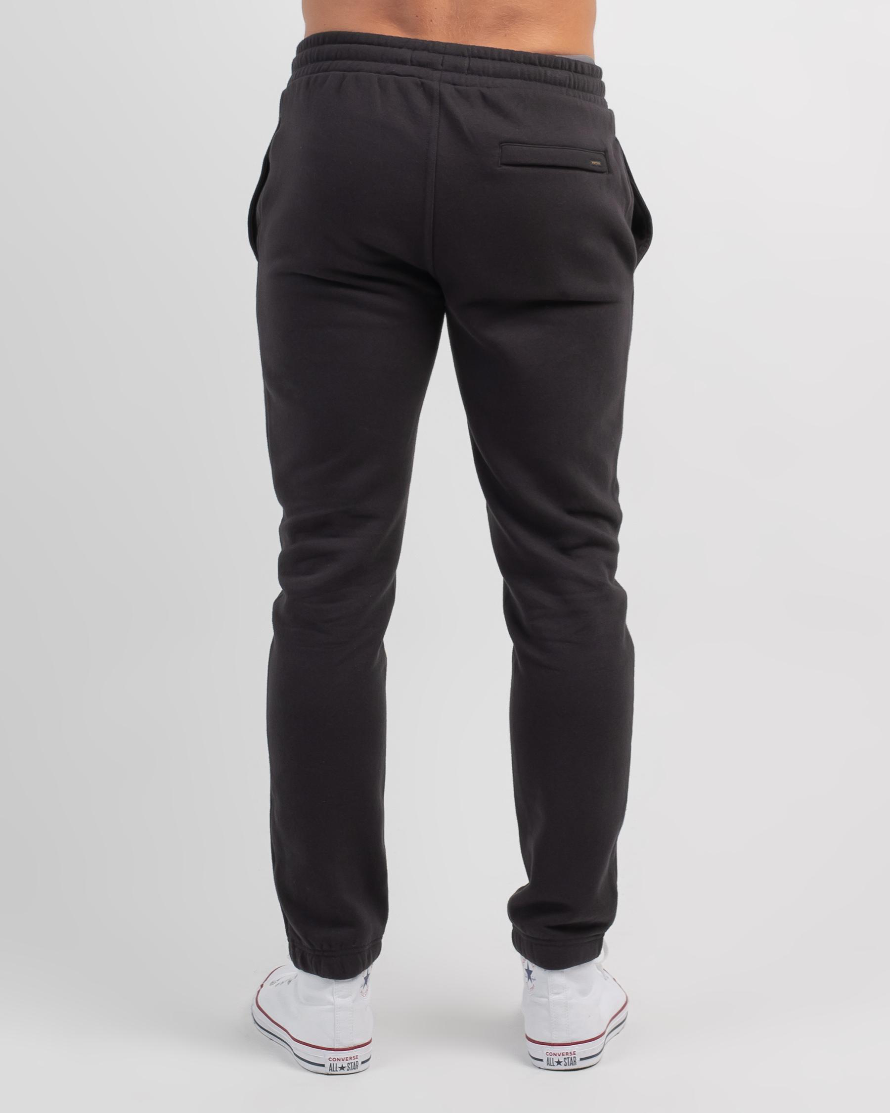 Rip Curl Fade Out Icon Track Pants In Washed Black - Fast Shipping ...