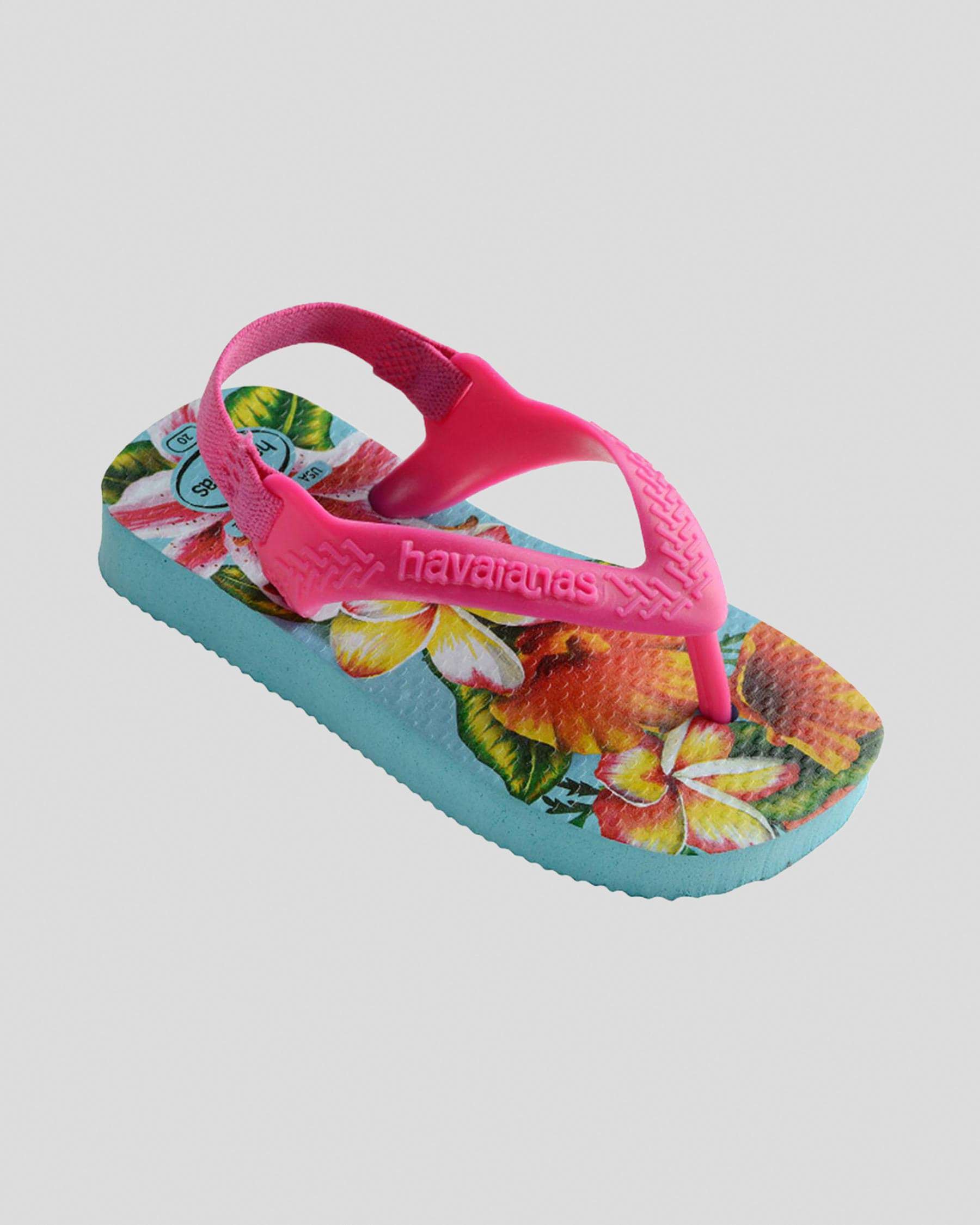 Havaianas Toddlers' Baby Chic Floral In Blue - Fast Shipping & Easy ...