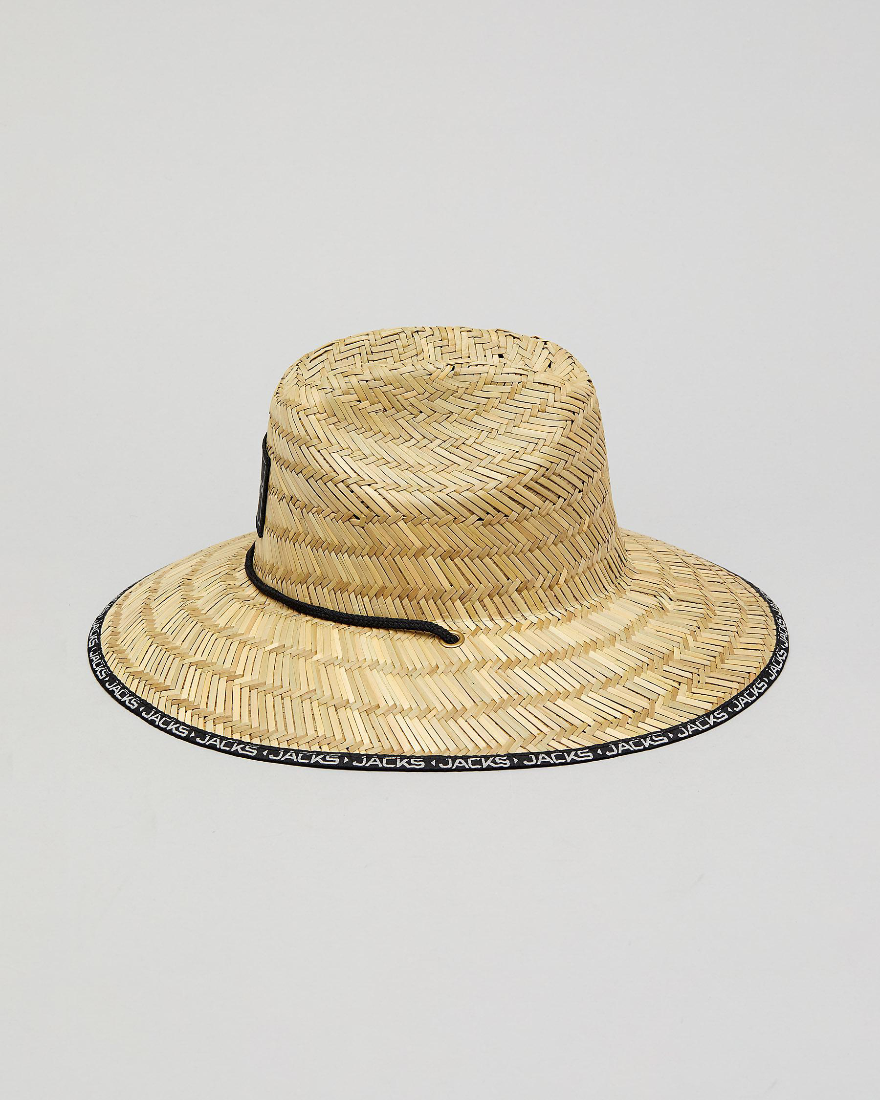 Jacks Boys' Limbo Straw Hat In Natural 