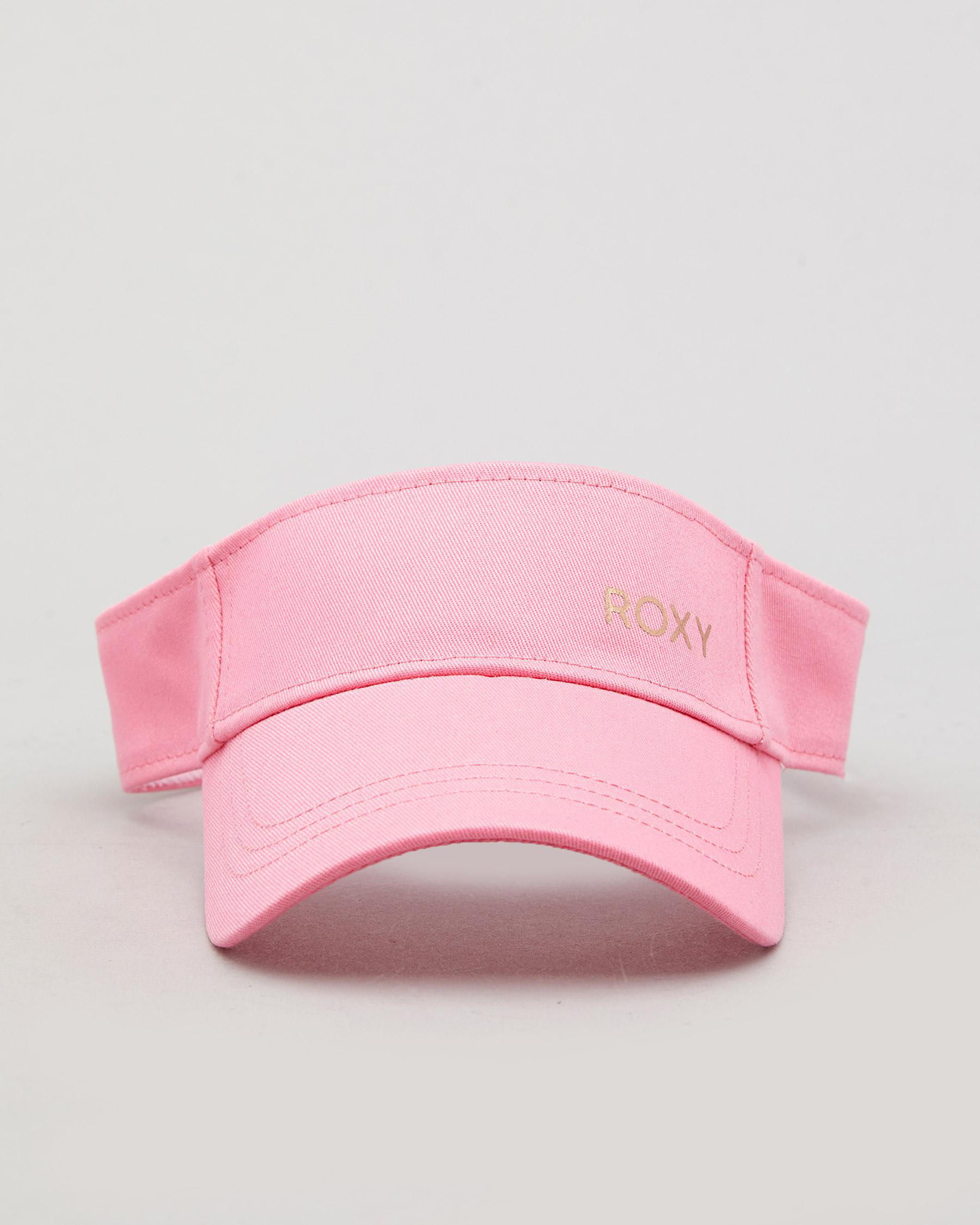 Shop Roxy Girls' Kind Of Beautiful Visor In Peach Fast