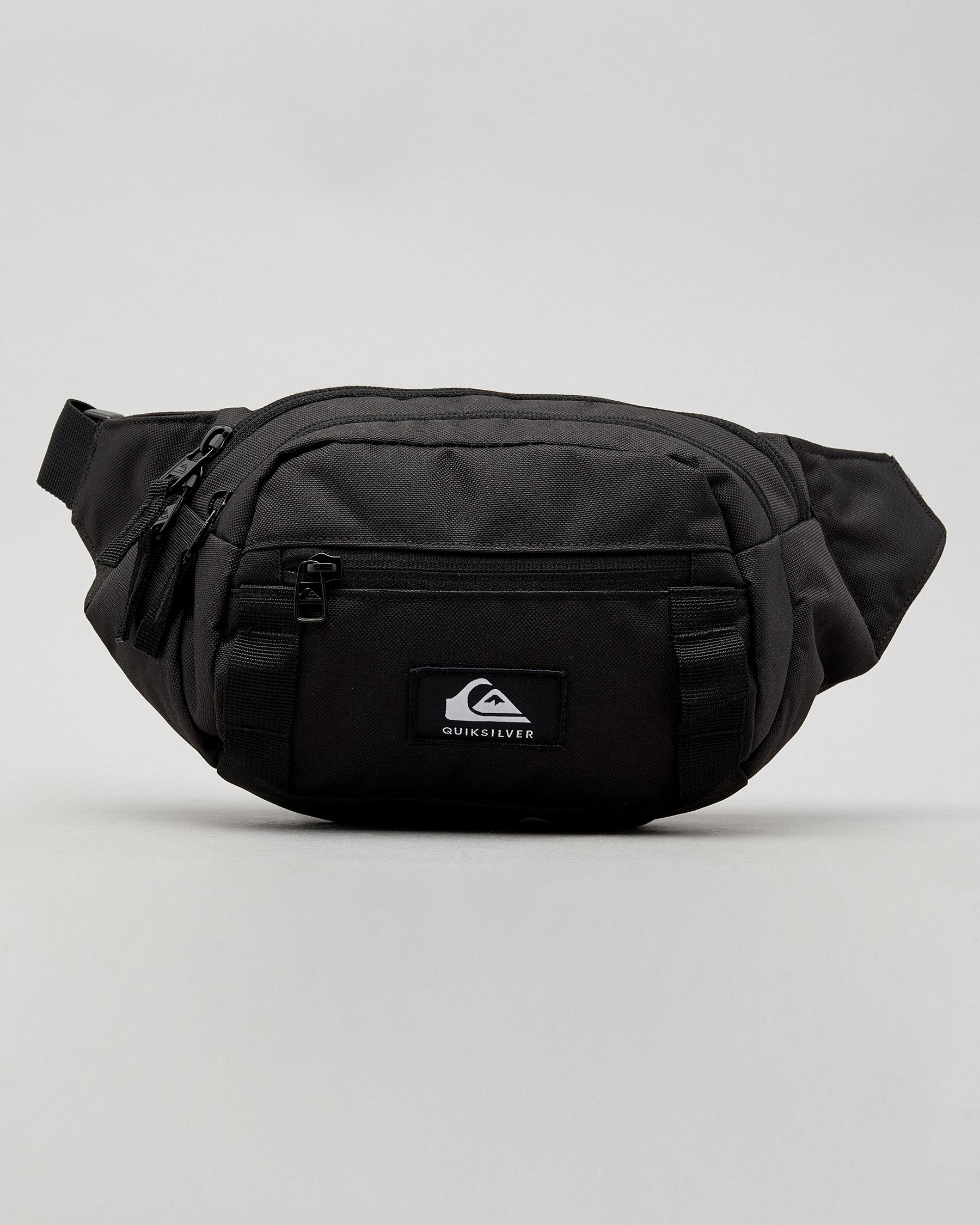 Quiksilver Lone Walker Waist Bag In Black City Beach Australia