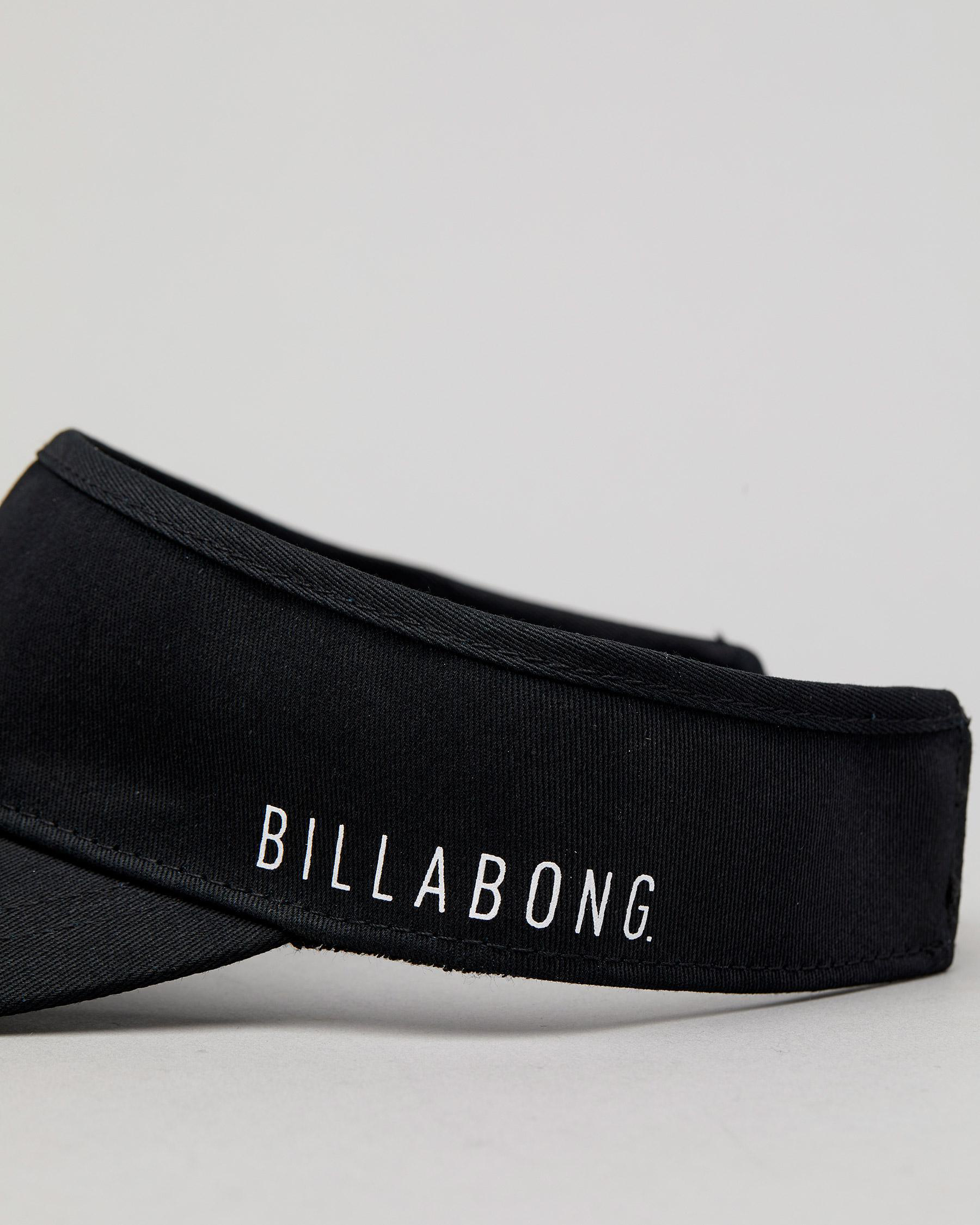 Shop Billabong Girls' Infinity Visor In Black Fast Shipping & Easy
