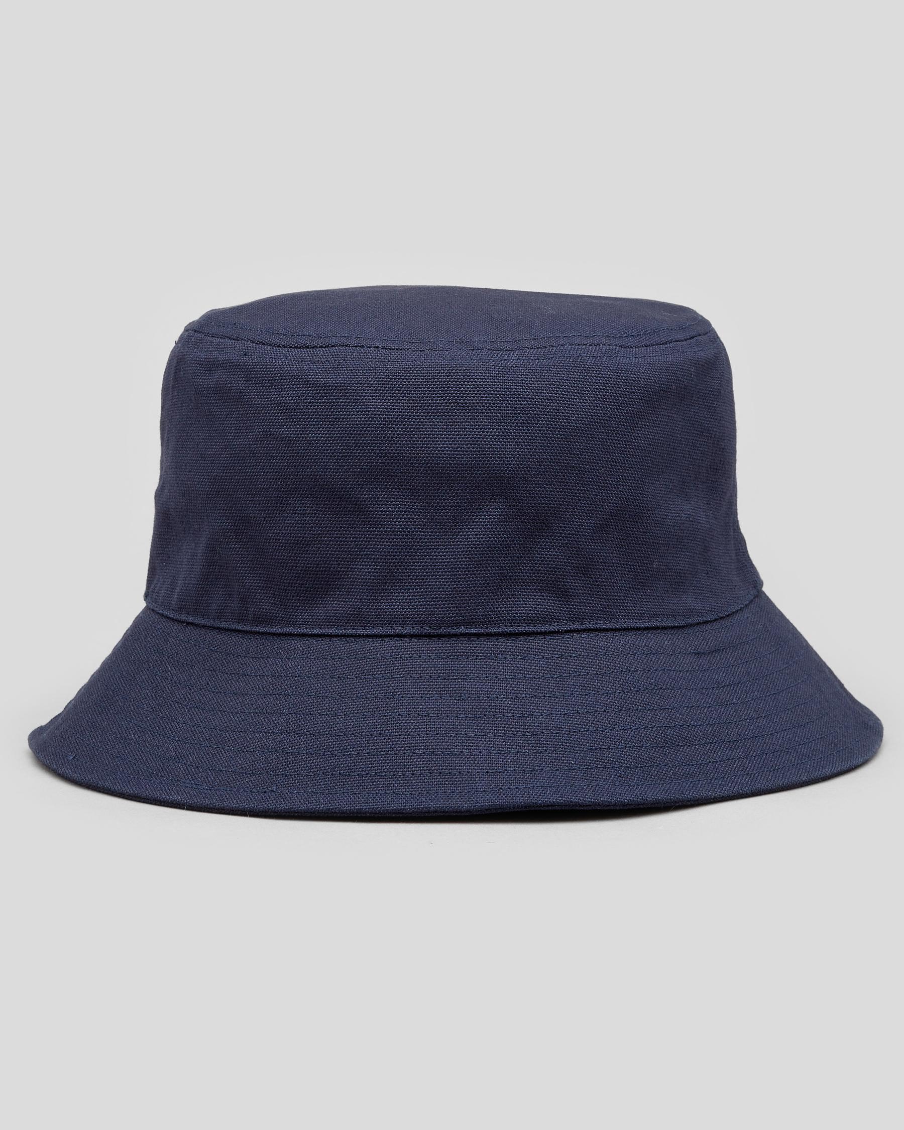 Tommy Hilfiger Heritage Bucket Hat In Twilight Navy - Fast Shipping ...