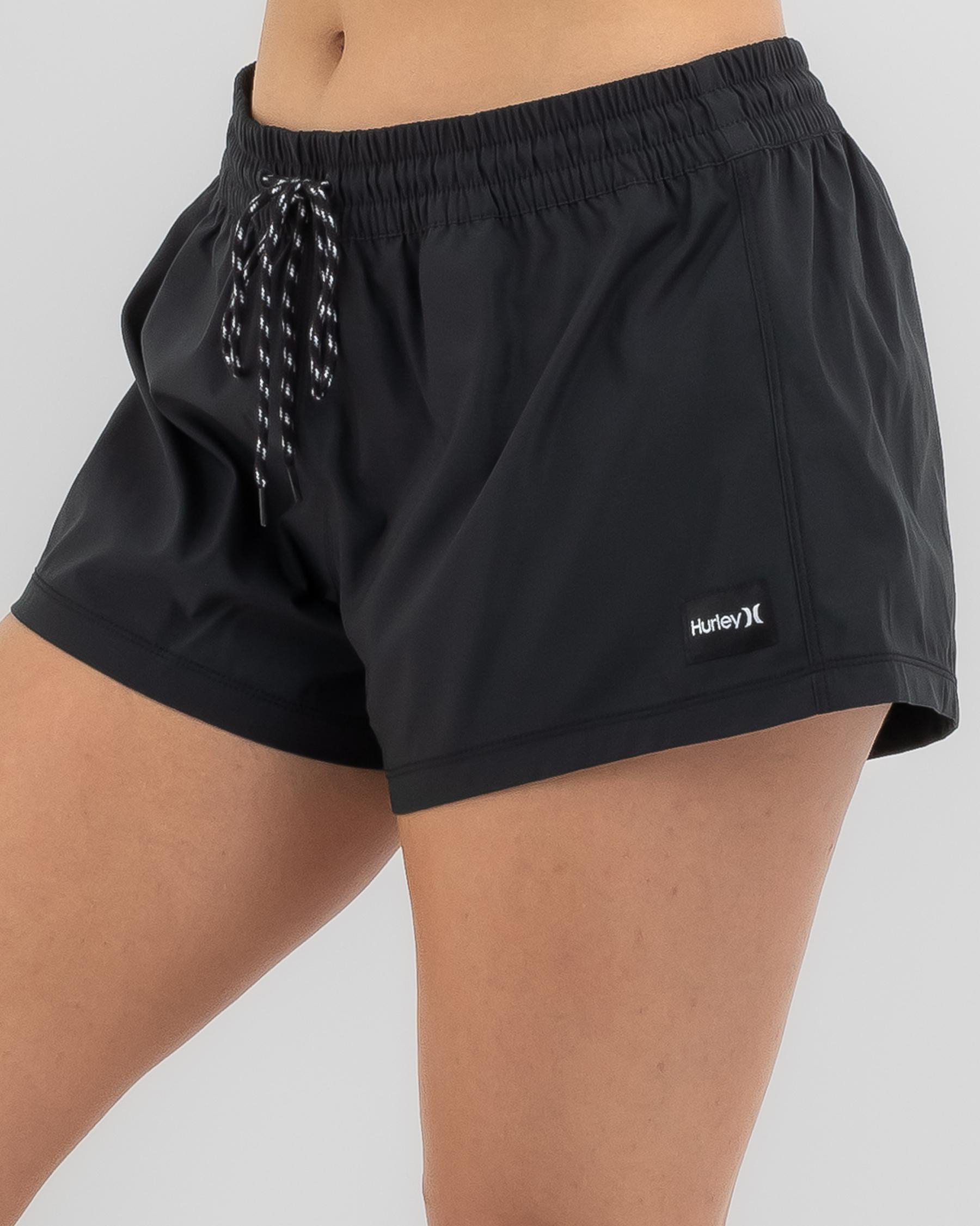 Shop Hurley Staple Board Shorts In Black Fast Shipping & Easy Returns