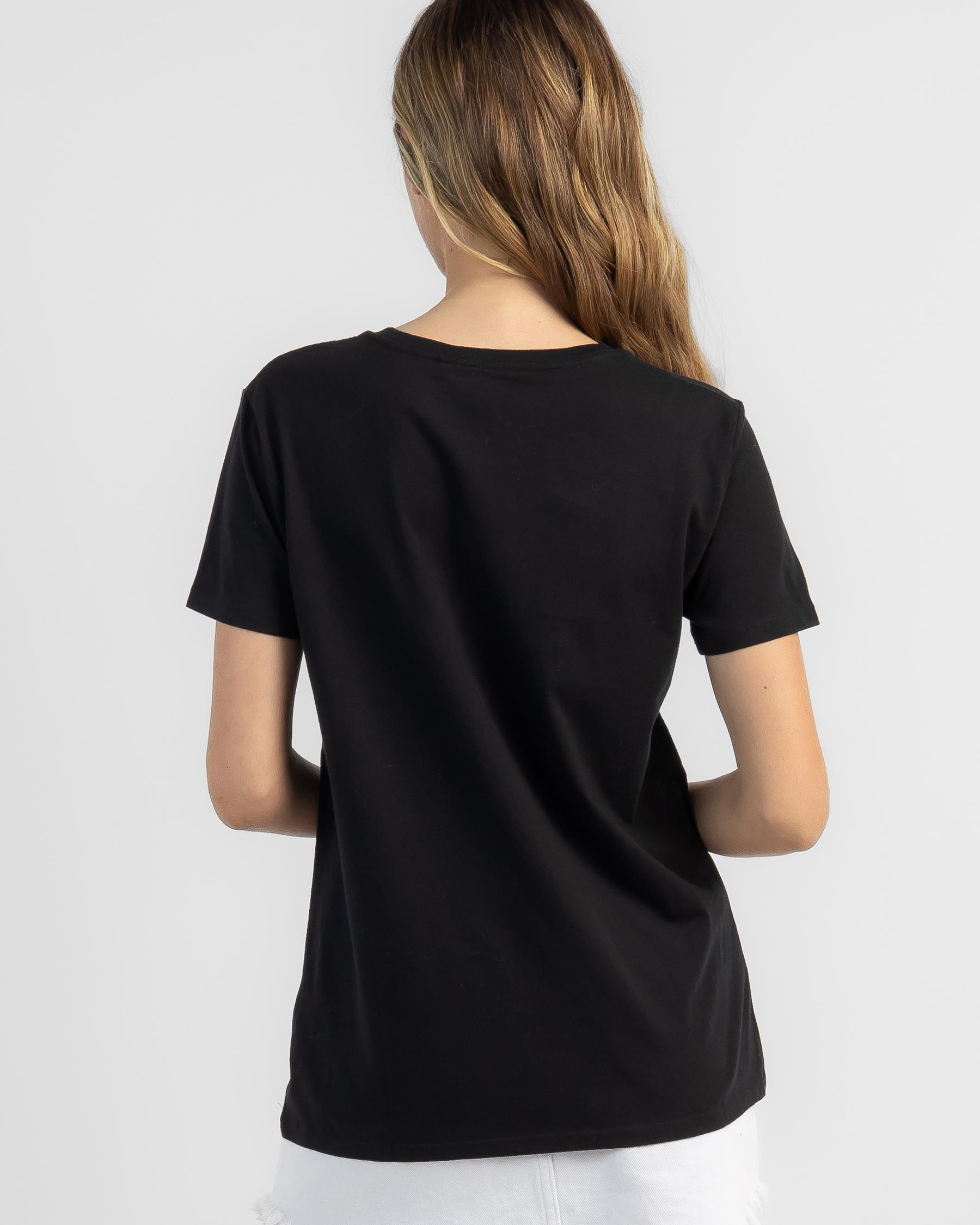 Rip Curl Mens Script Panel T-Shirt (Black) main image 1