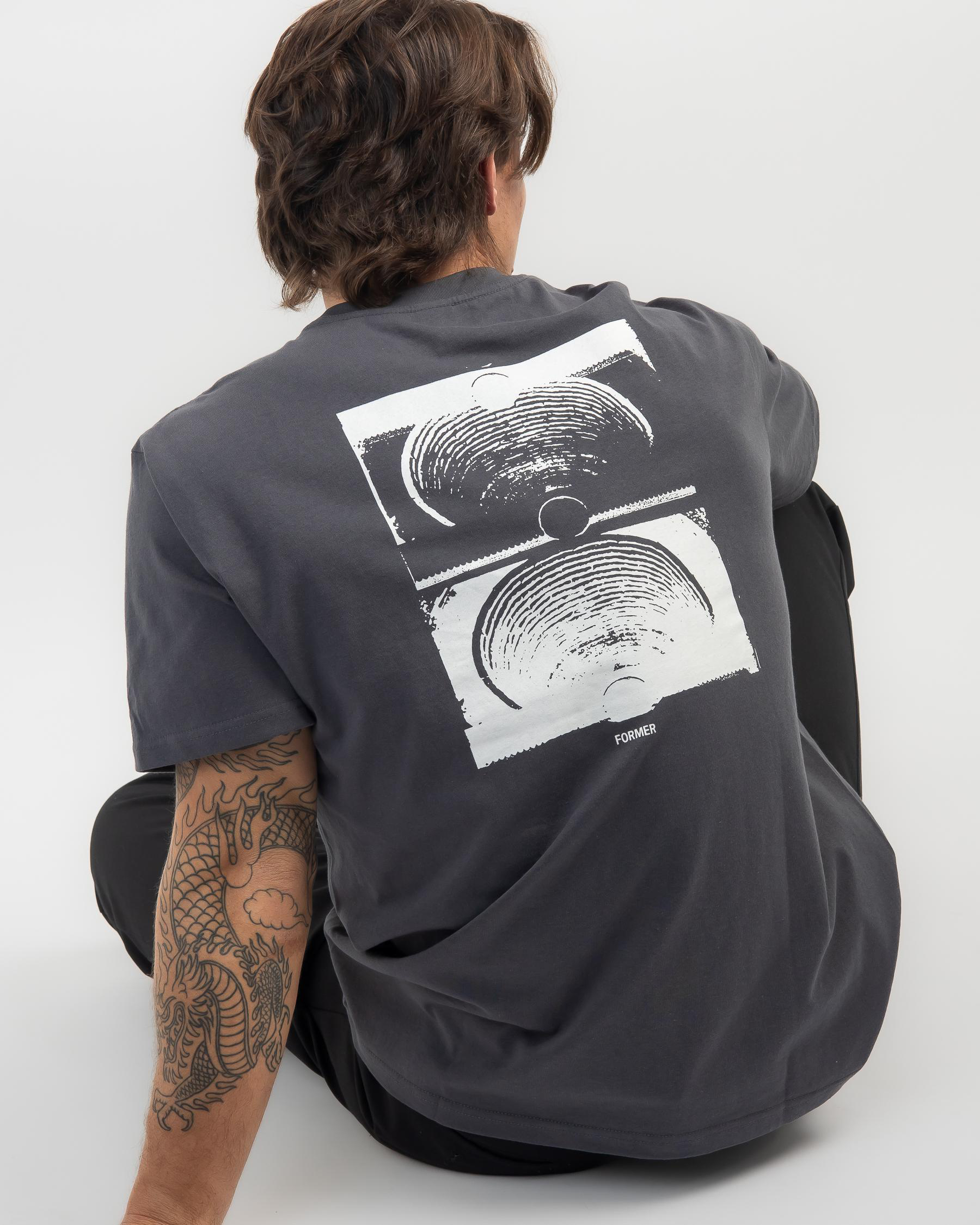 Shop Former Crux Two T-Shirt In Pepper - Fast Shipping & Easy Returns ...