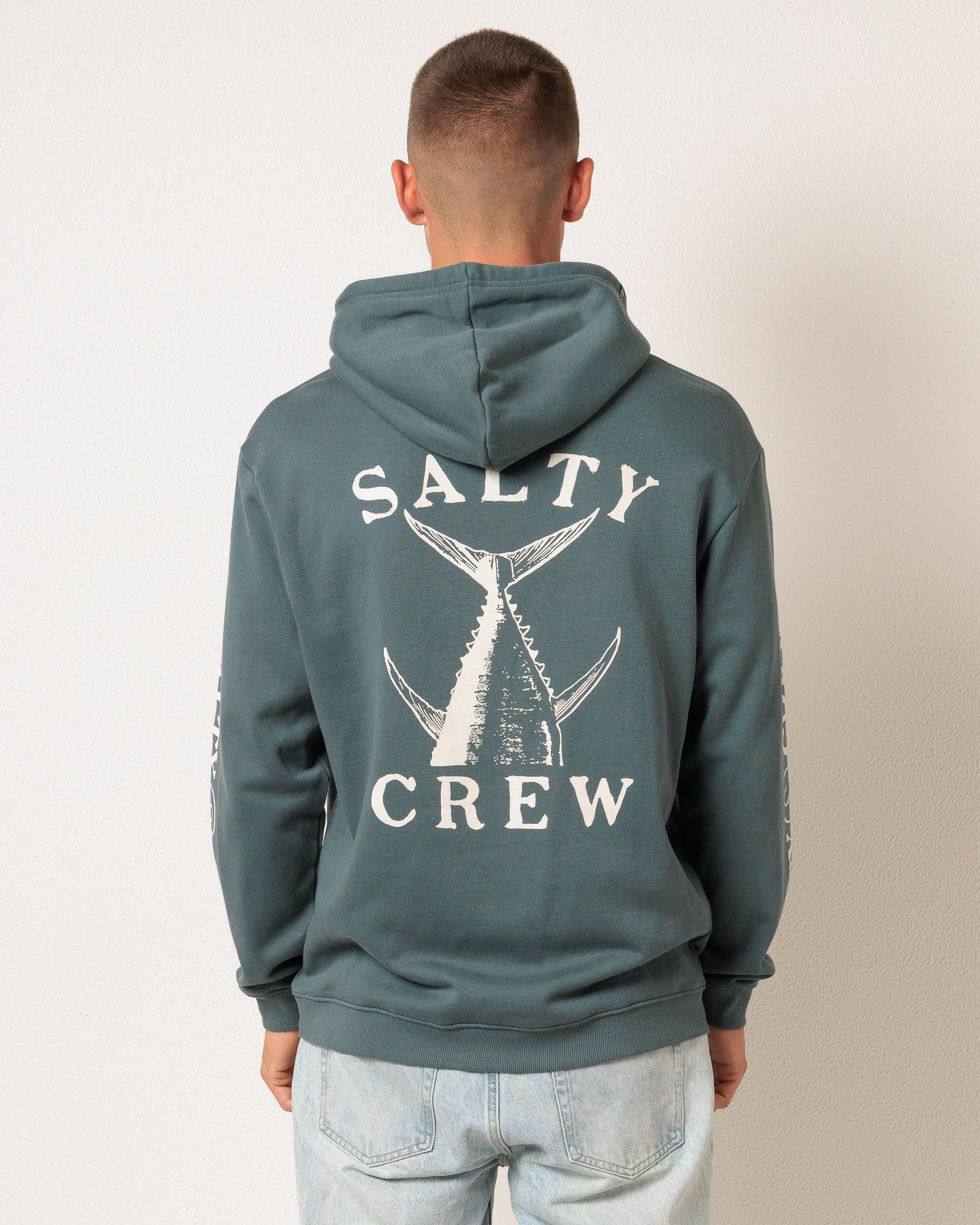 Shop Salty Crew Vintage Tail MW Hoodie In Storm Fast Shipping Easy 