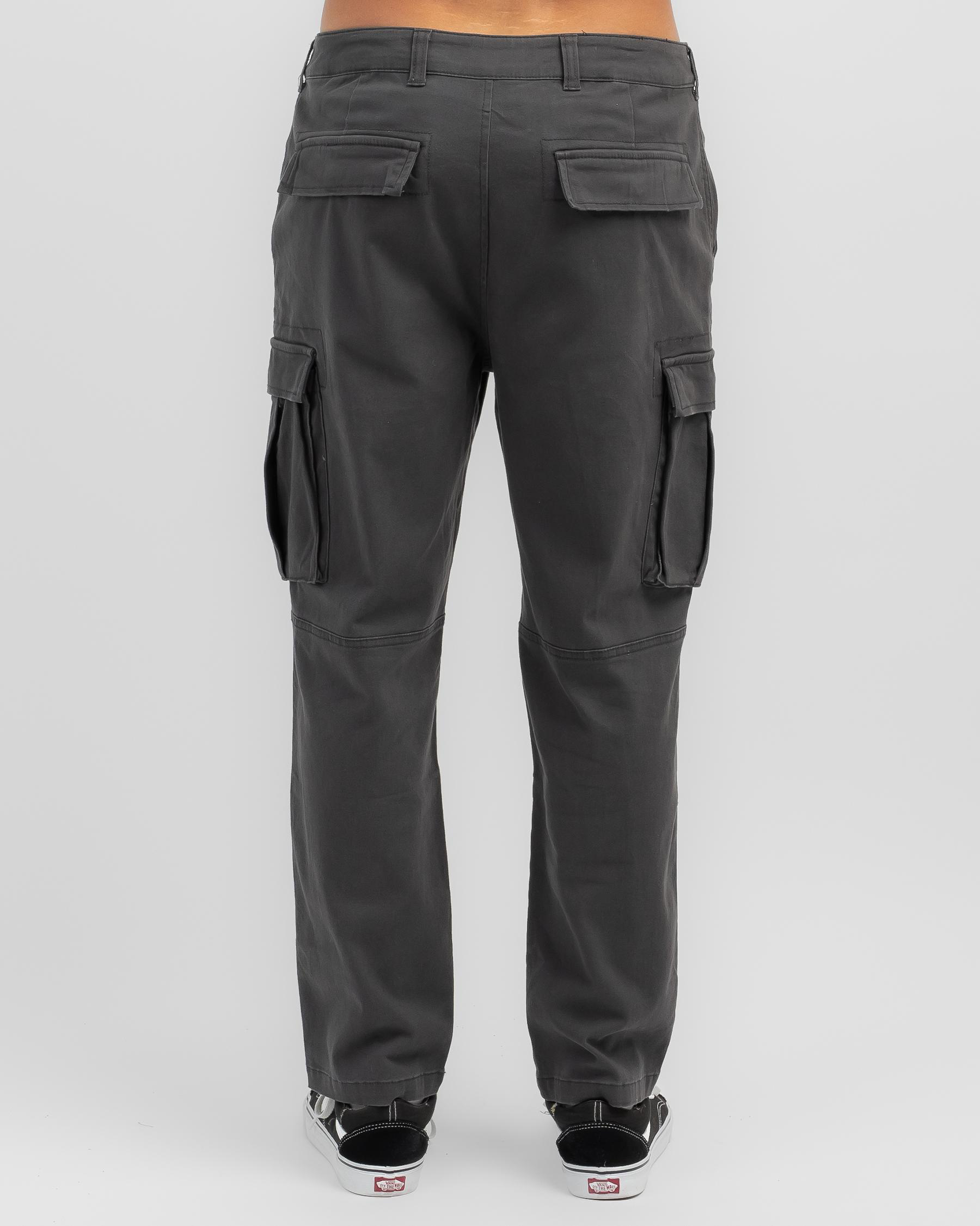 Dexter Annihilate Cargo Pants In Charcoal - Fast Shipping & Easy ...