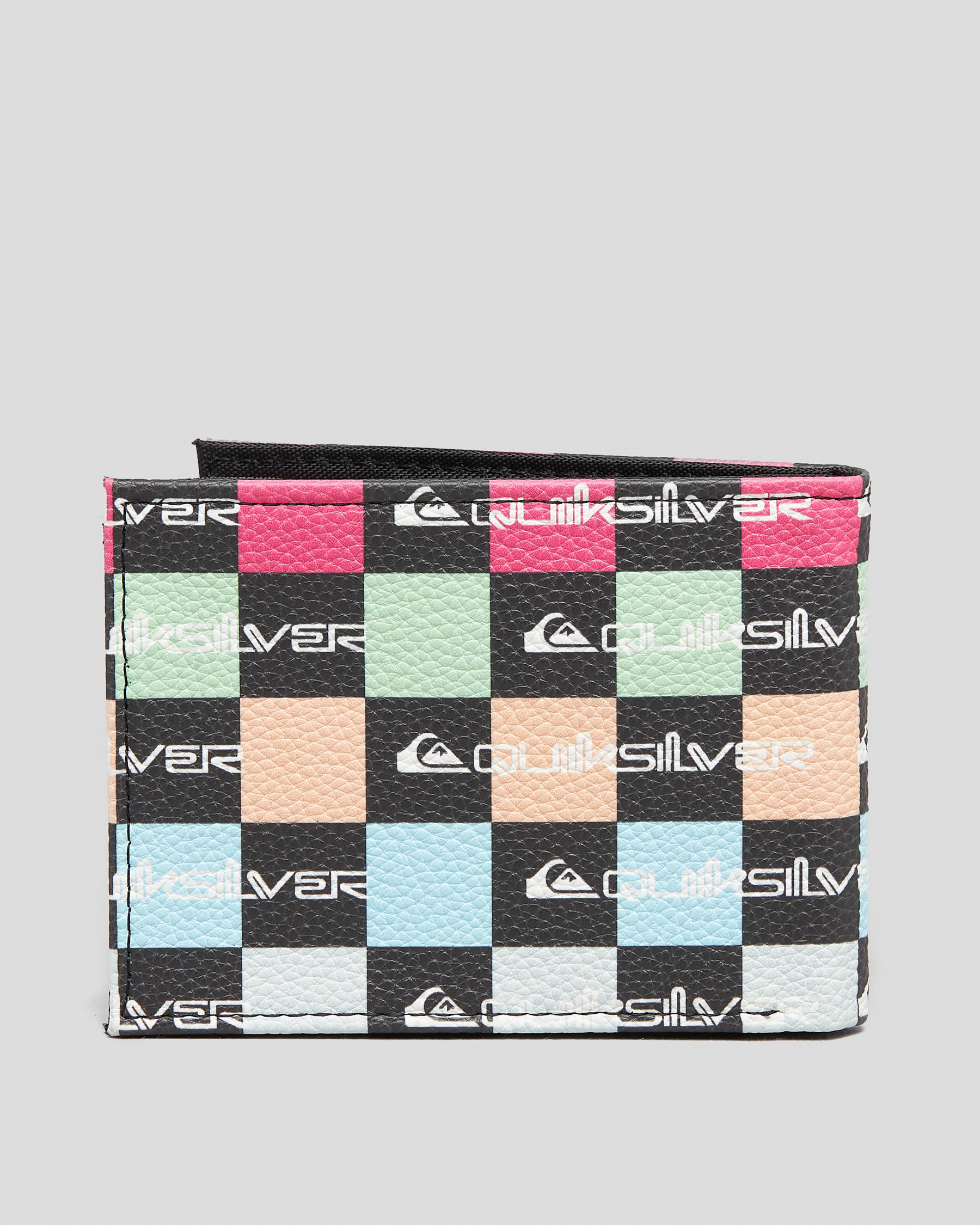 Shop Quiksilver Freshness Wallet In White Fast Shipping & Easy