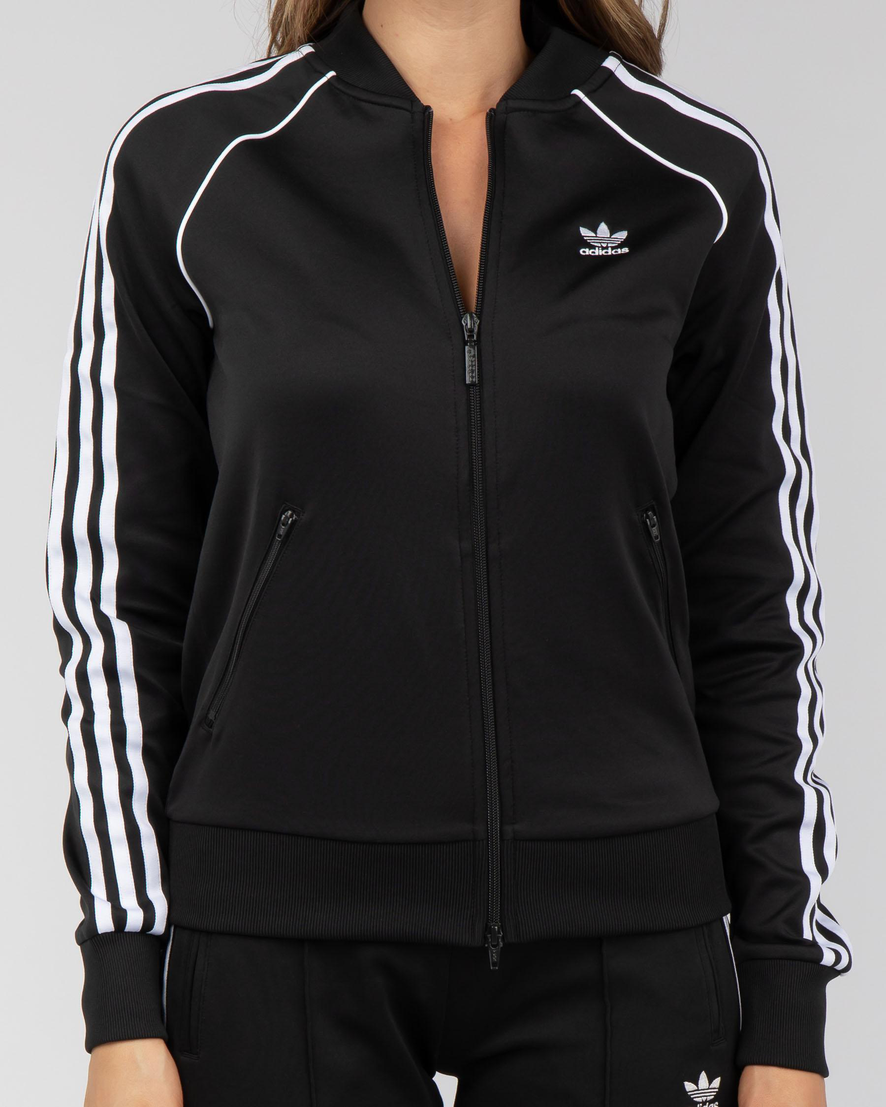 Adidas Superstar Track Jacket In Black/white Fast Shipping & Easy Returns City Beach Australia