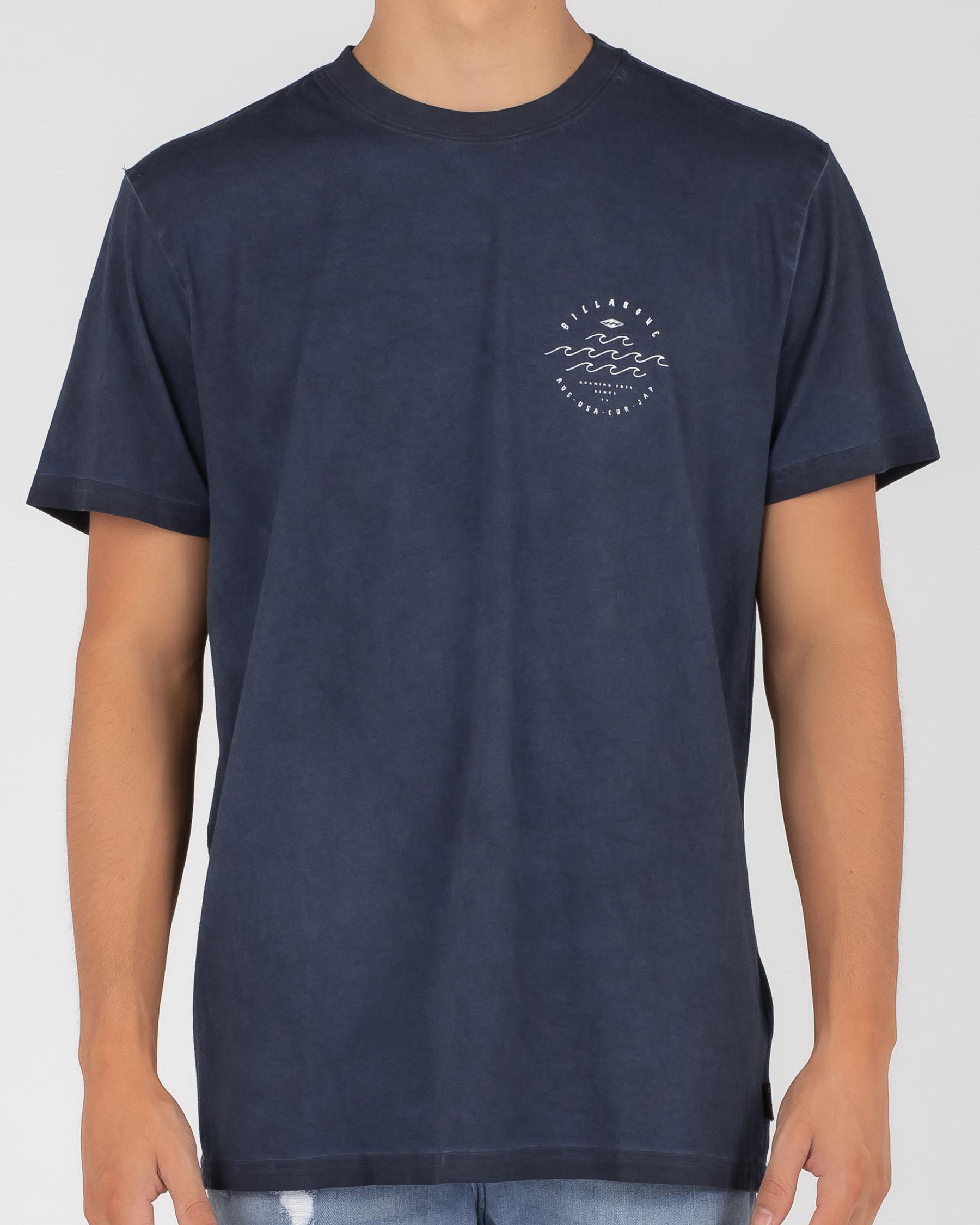 Billabong Big Wave Dave TShirt In Navy Fast Shipping & Easy Returns