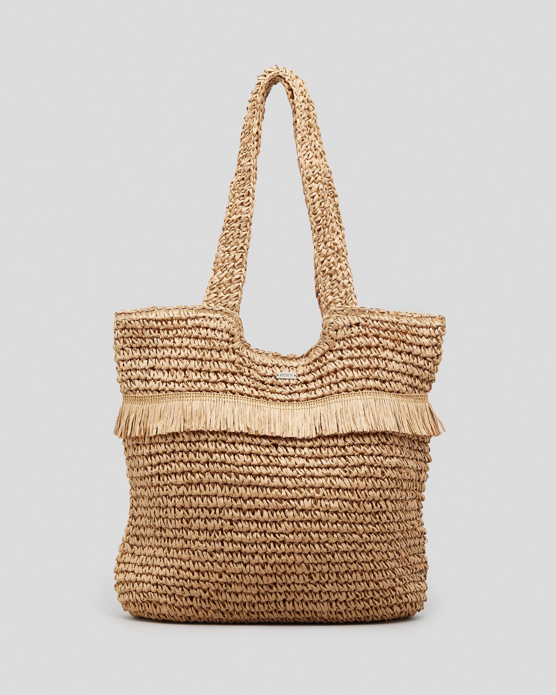 Roxy Jungle Jack Straw Bag In Natural - Fast Shipping & Easy Returns ...