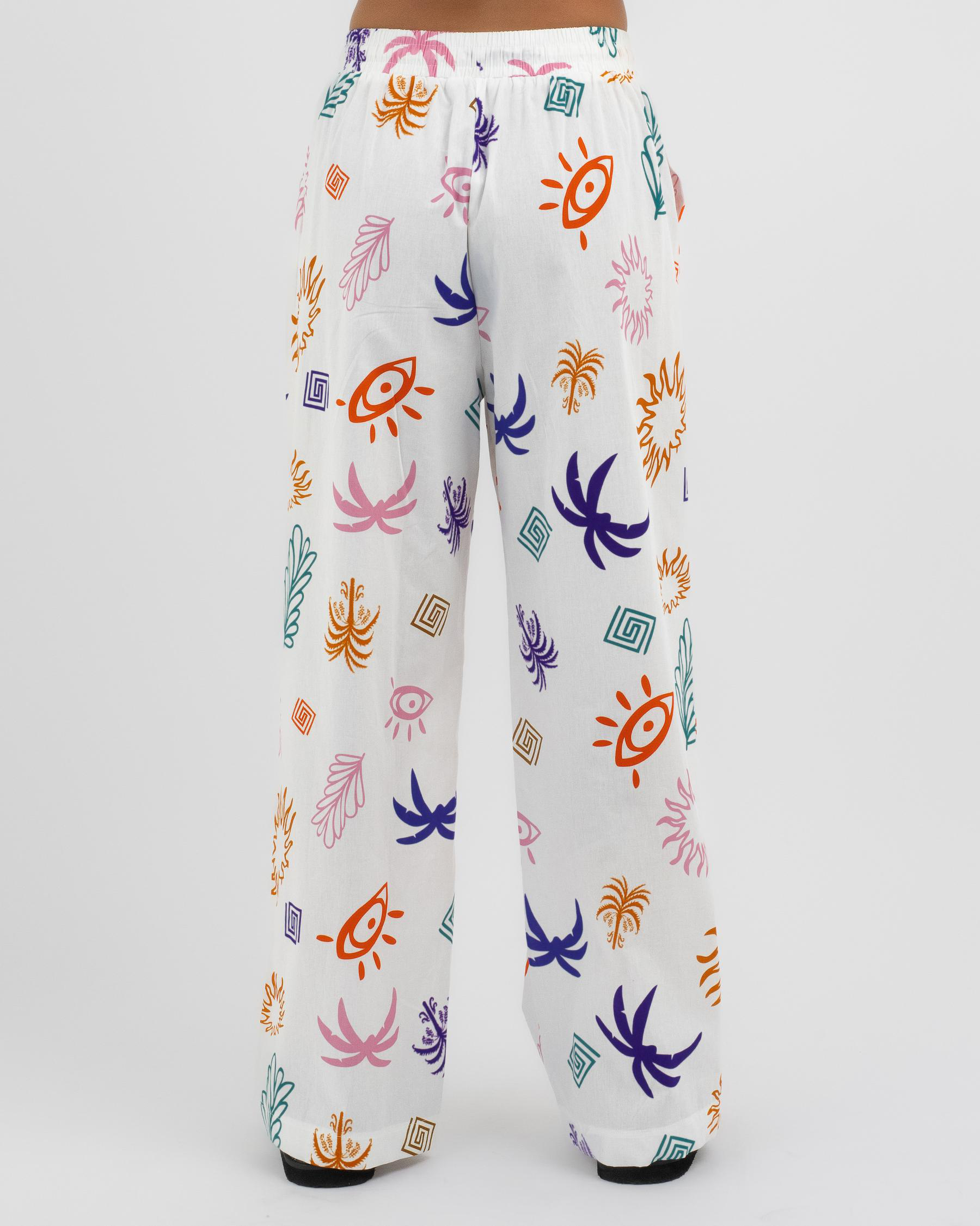 Kaya Drawstring Pants - White main image 0