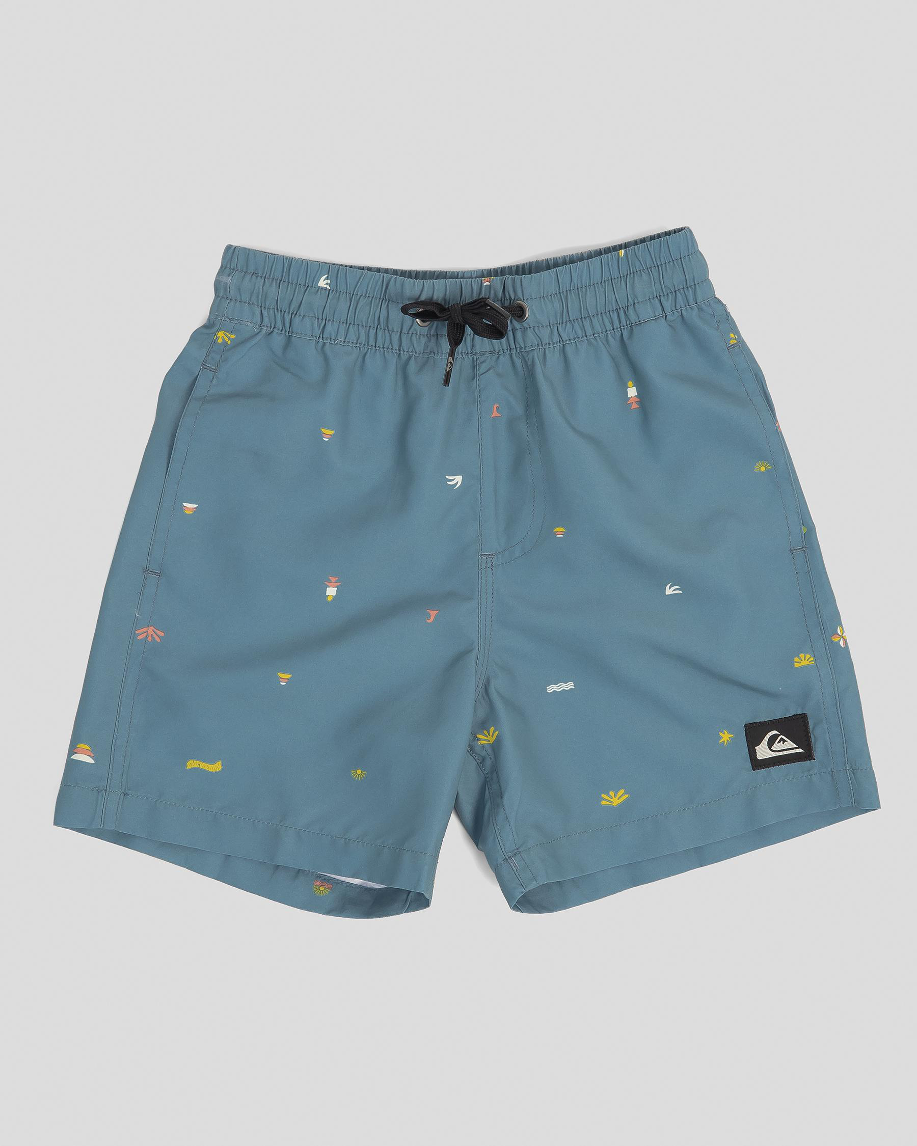 Quiksilver Toddlers' Everyday Mix Volley Shorts In Provincial Blue