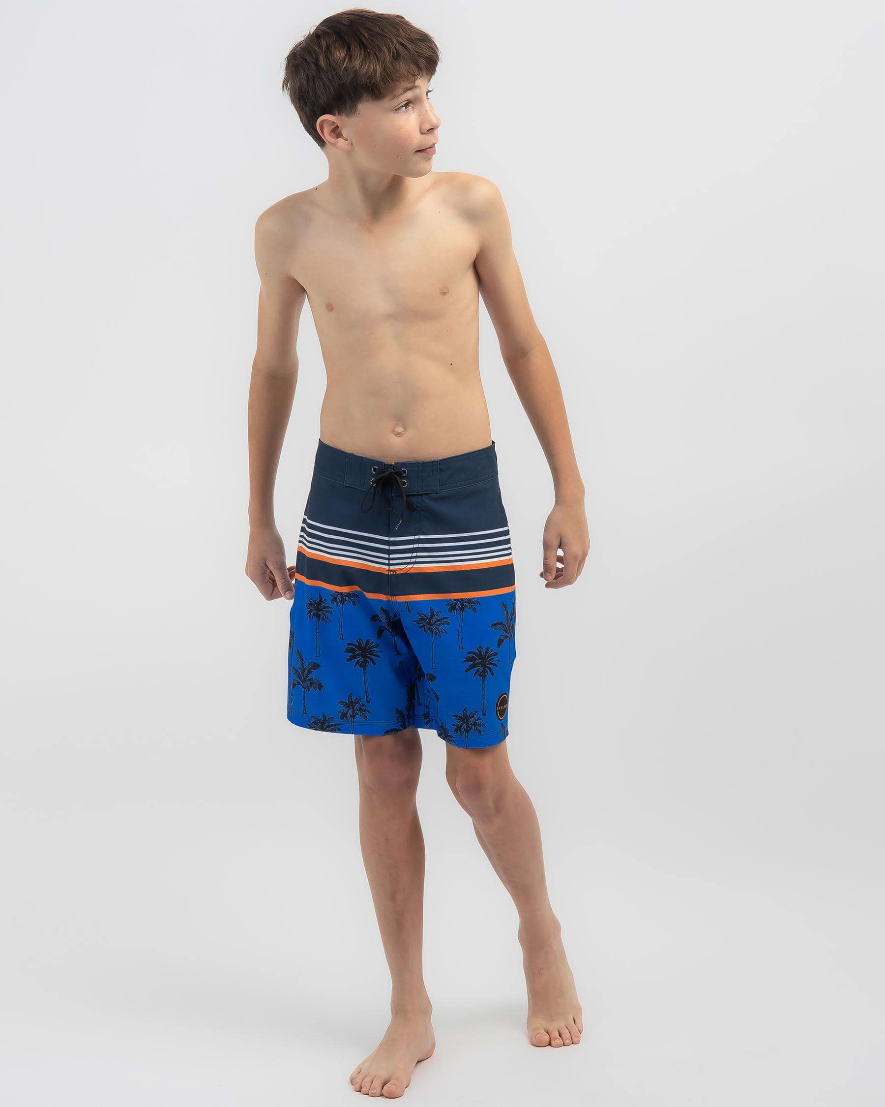 Skylark Boys' Clearwater Board Shorts In Blue - Fast Shipping & Easy ...