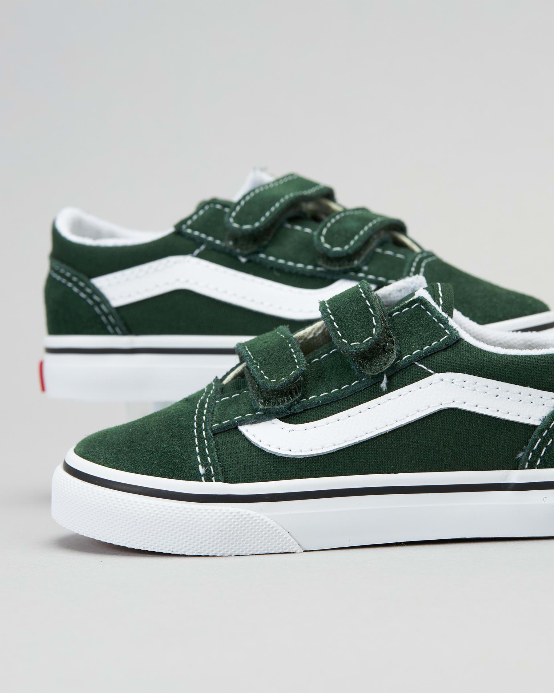 Vans Toddlers' Old Skool V Shoes In Mountain View - Fast Shipping ...