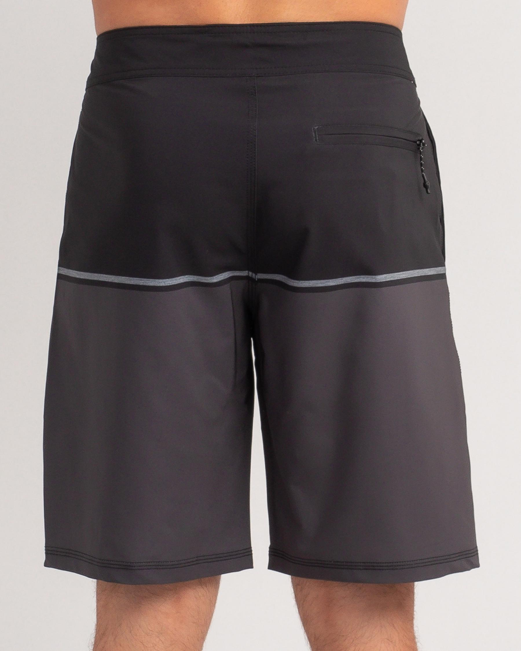 Shop Jacks Bisect Board Shorts In Black Fast Shipping & Easy Returns