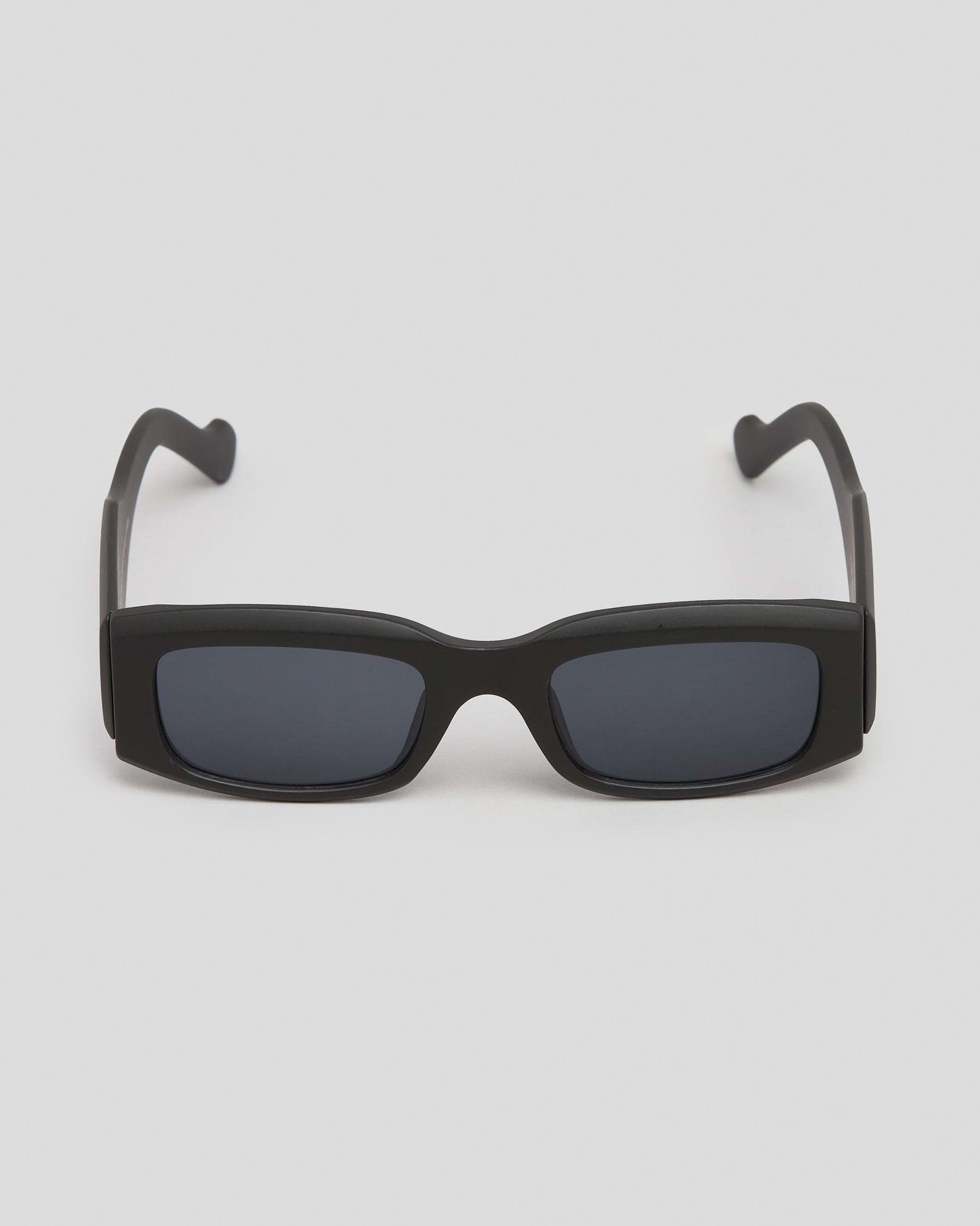 Indie Eyewear Lottie Sunglasses In Matt Black/black - Fast Shipping ...