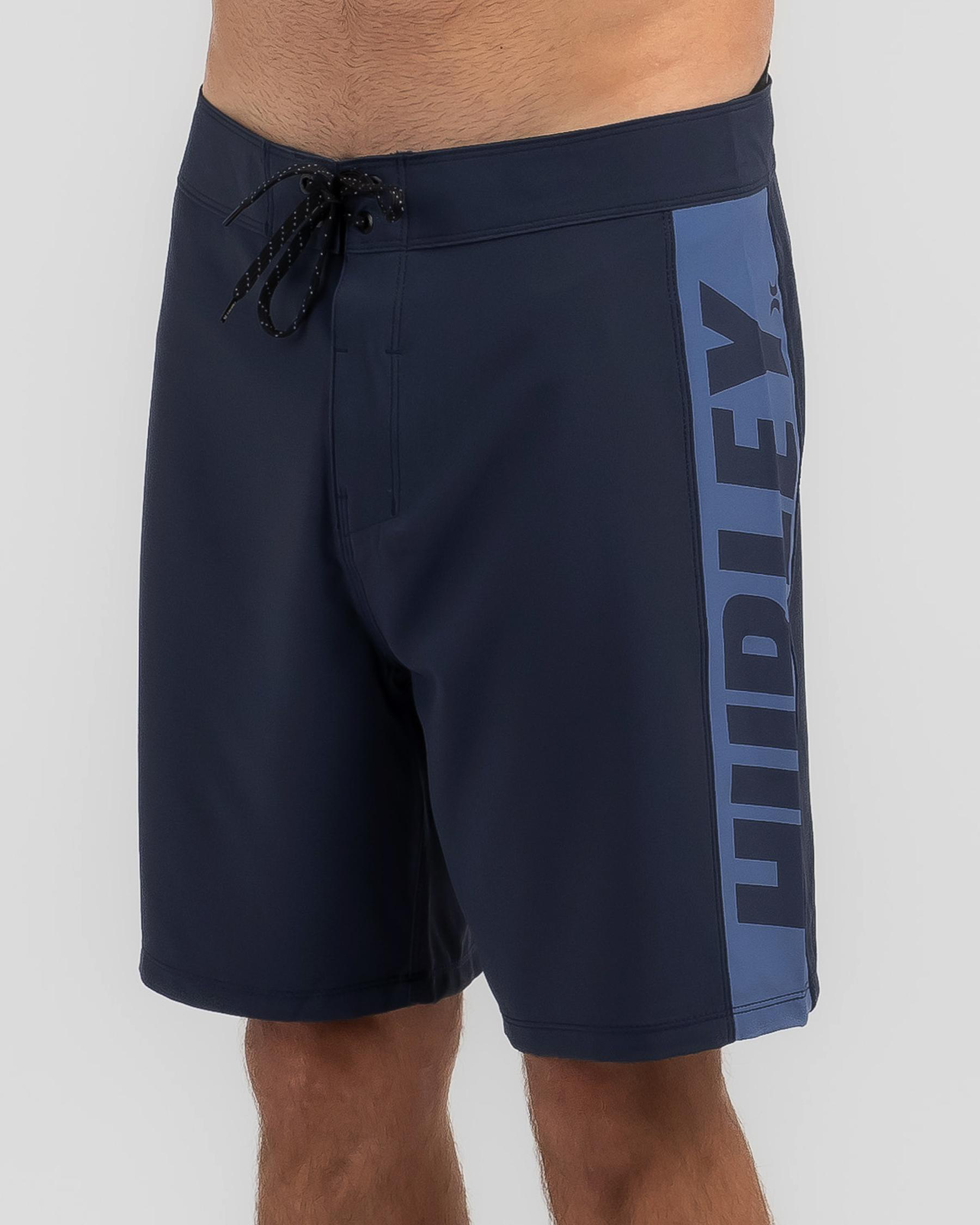Shop Hurley Foundation Fastlane Board Shorts In Indigo Fast Shipping