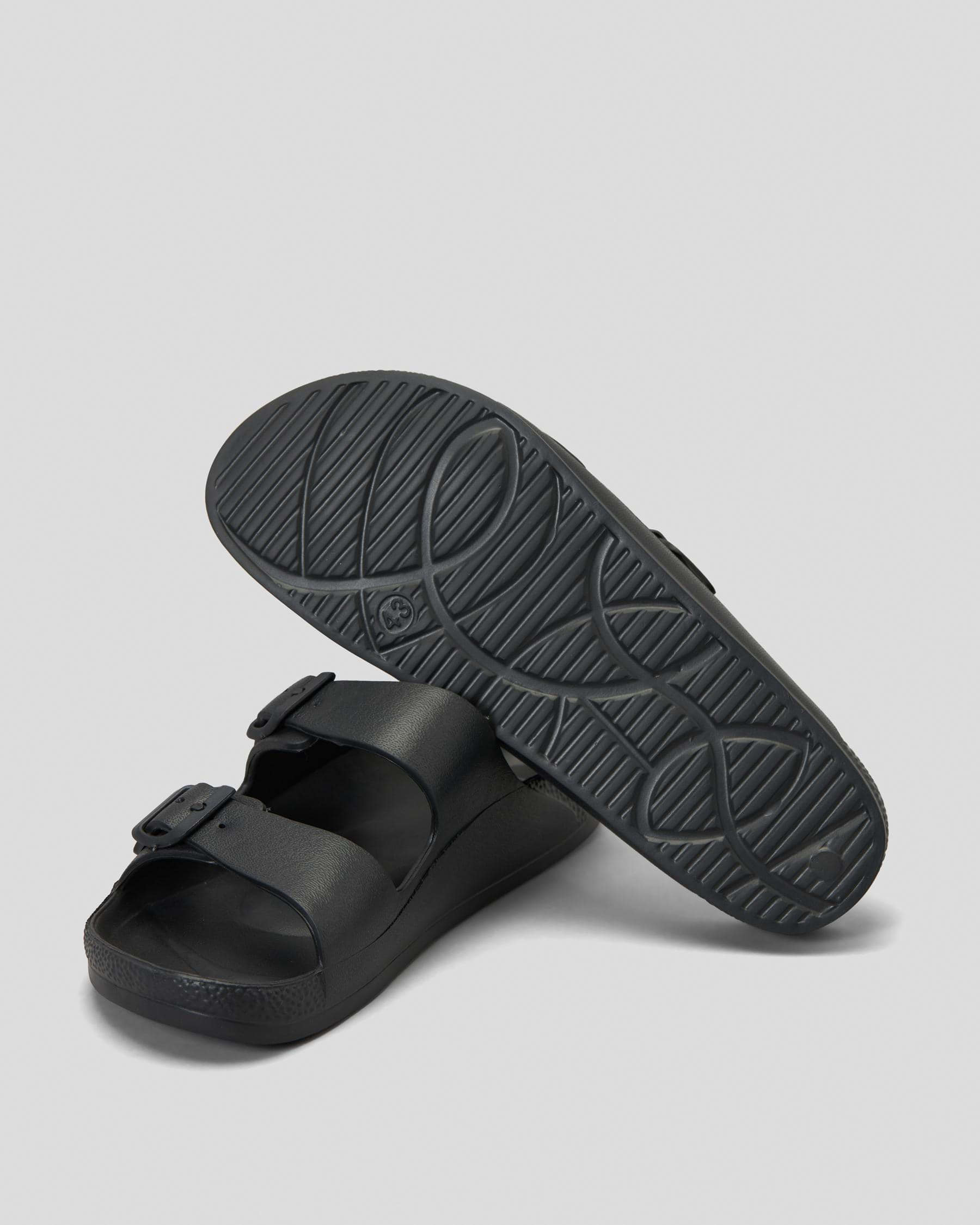 Shop Lucid Cortina Sandals In Black - Fast Shipping & Easy Returns ...